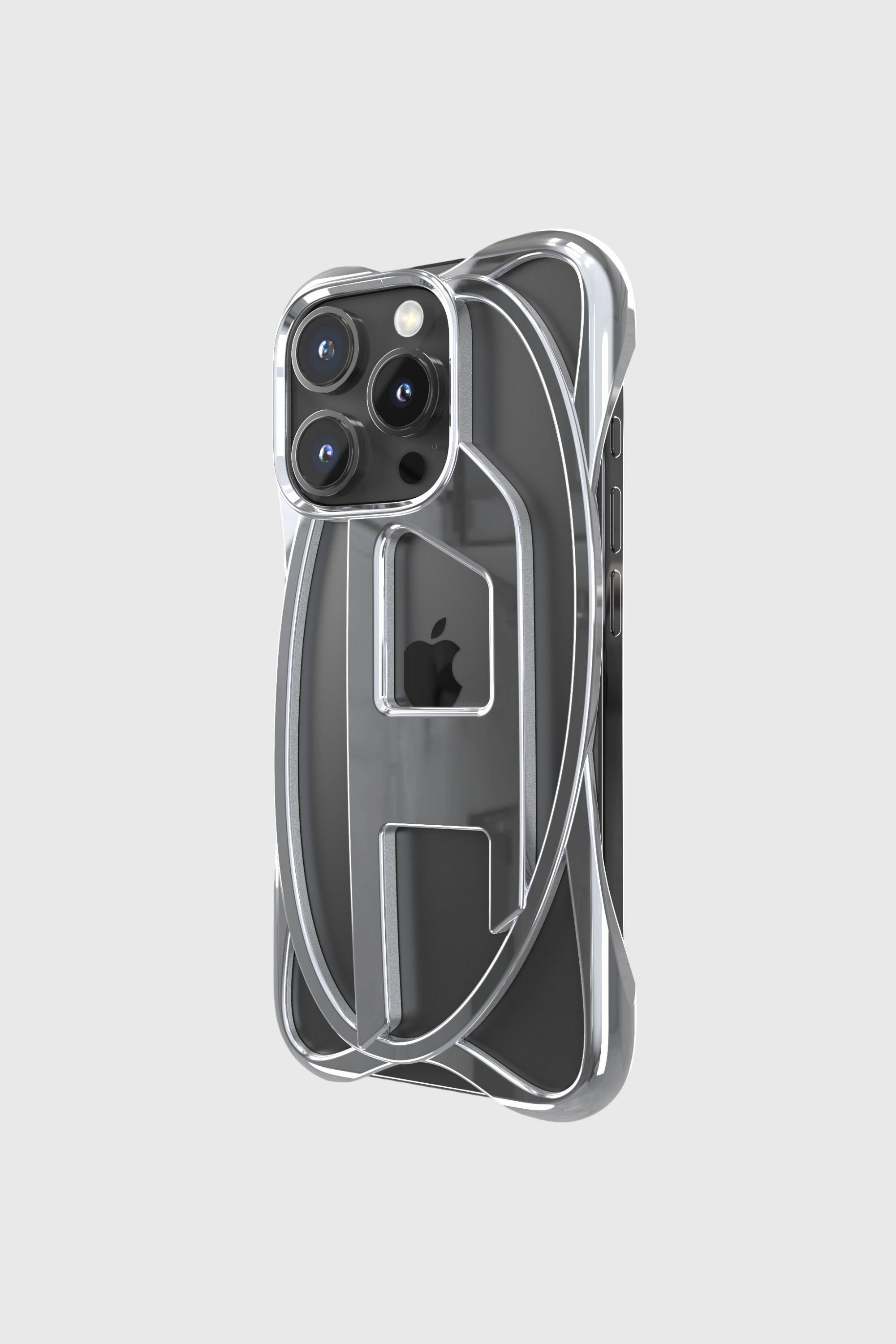 60267 CAGED D CASE Caged D Case iPhone 16 Pro｜グレー｜ウィメンズ