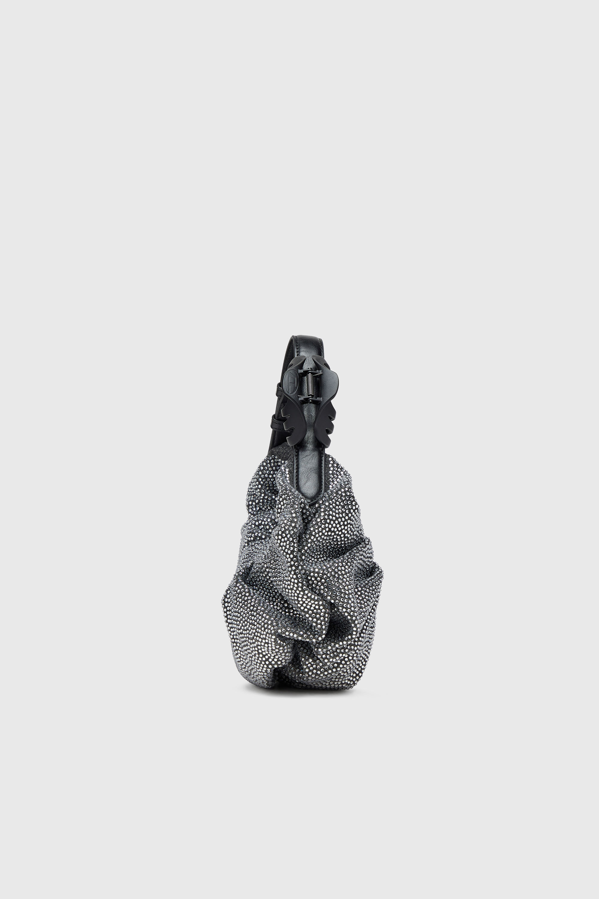 GRAB-D HOBO S Grab-D S-Small scrunched hobo bag in crystal denim 