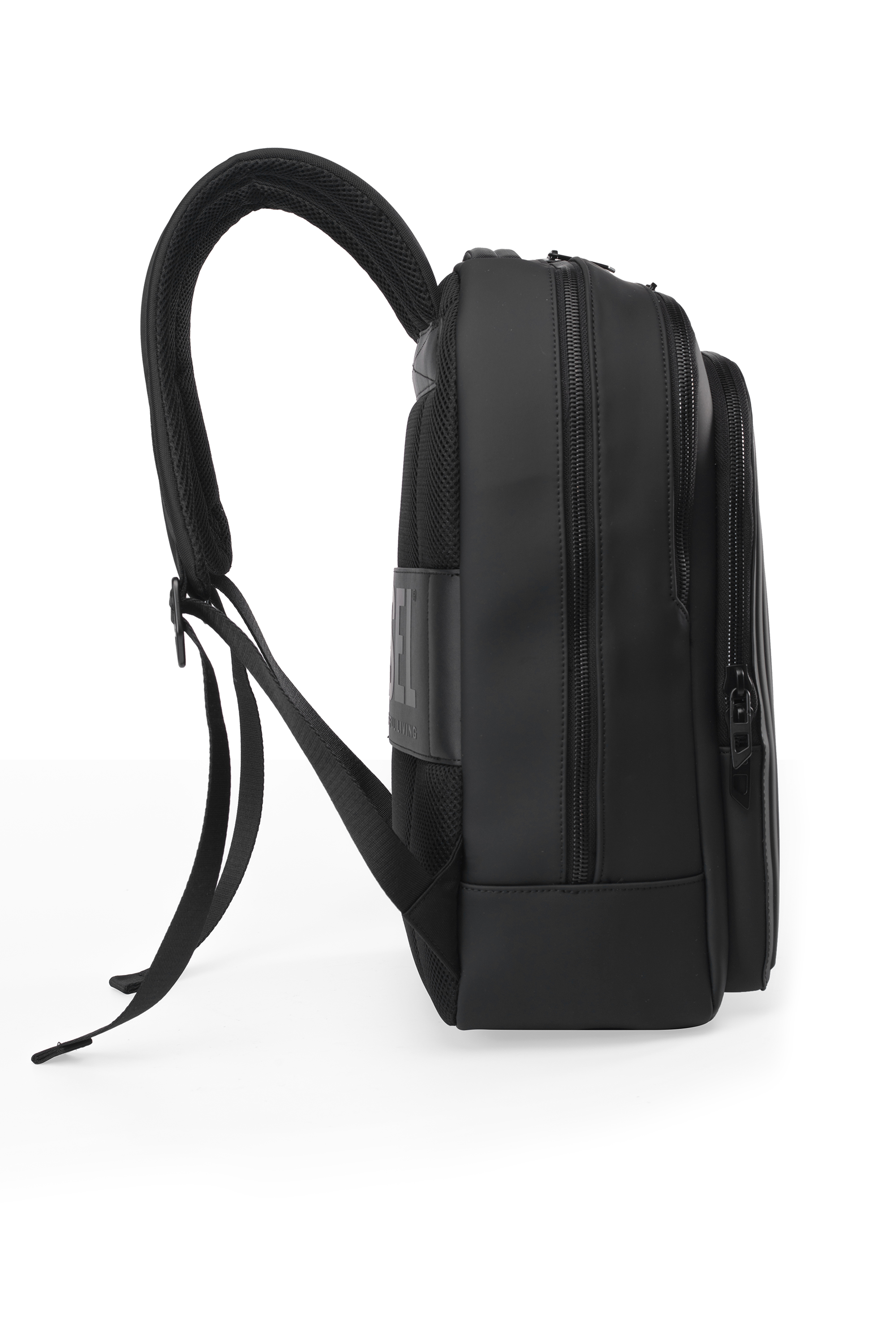 Diesel - DIESEL ALUMINUM BACKPACK DSB003, Unisex's Functional business backpack in ブラック - 3