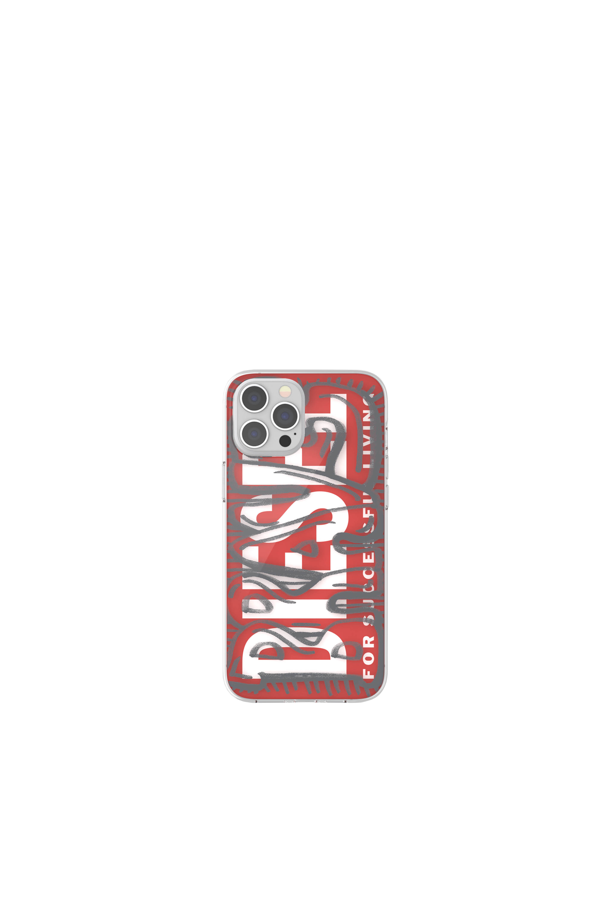 Diesel - 42568 STANDARD CASE, Unisex's Ultra-light TPU Case for iPhone 12 Pro Max in レッド - 2