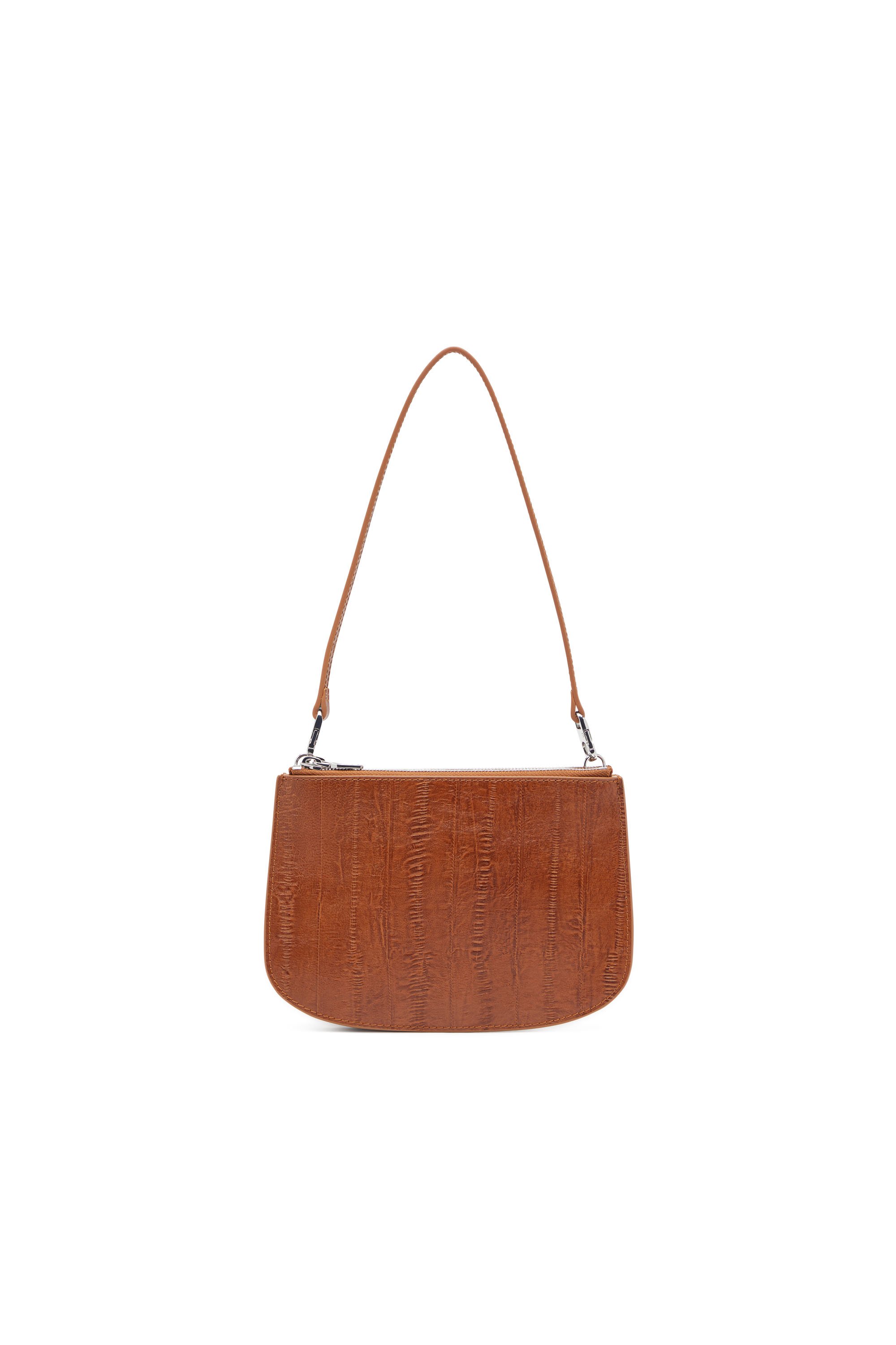 Diesel - 1DR TWIN, Female's 1DR Twin-Double-pouch shoulder bag in printed leather in ブラウン - 2