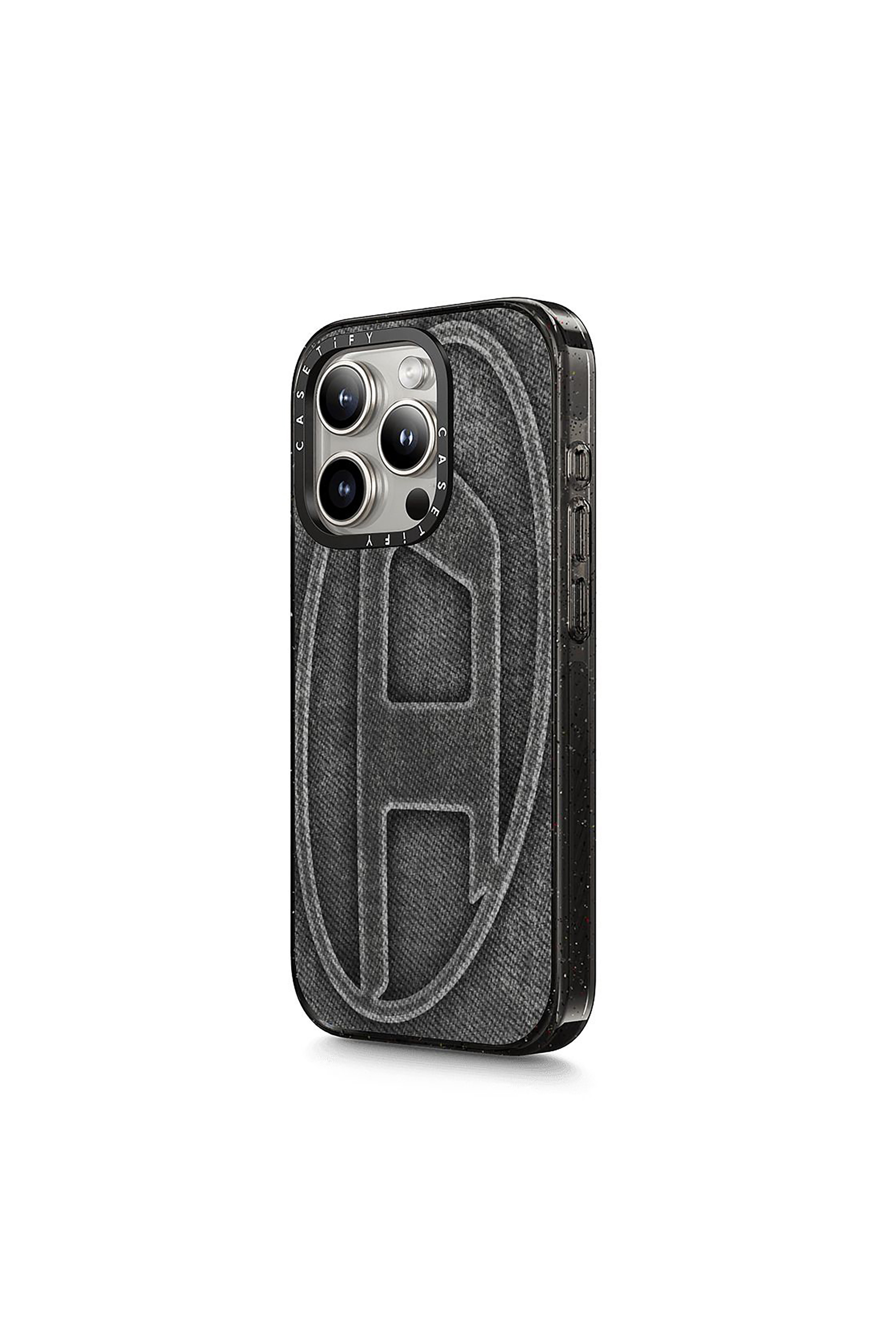Diesel - 60542 MOULDED CASE, Unisex's iPhone 15 Pro in ブラック - 1