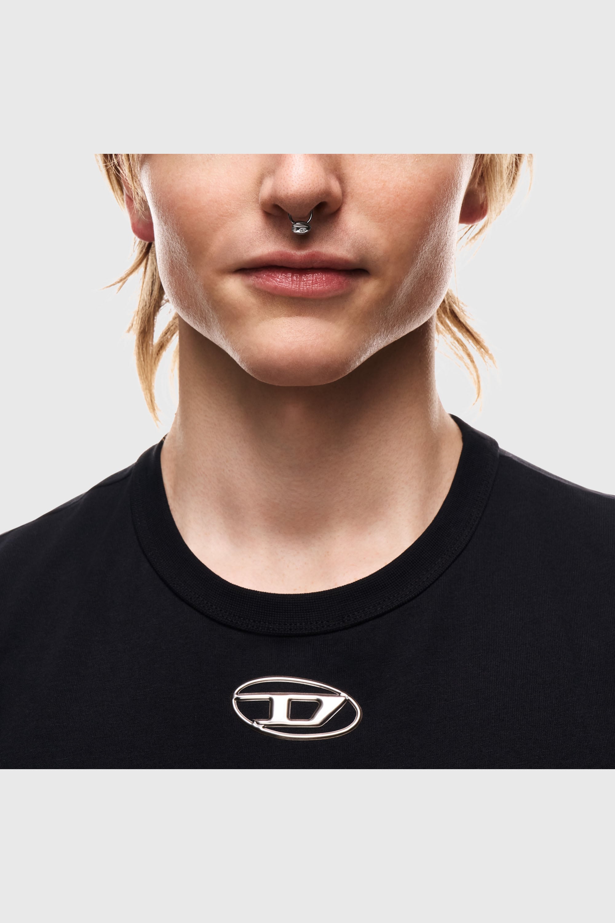 Diesel - DX1701040 JEWELLERY, Unisex's Stainless steel septum body jewelry in シルバー - 5