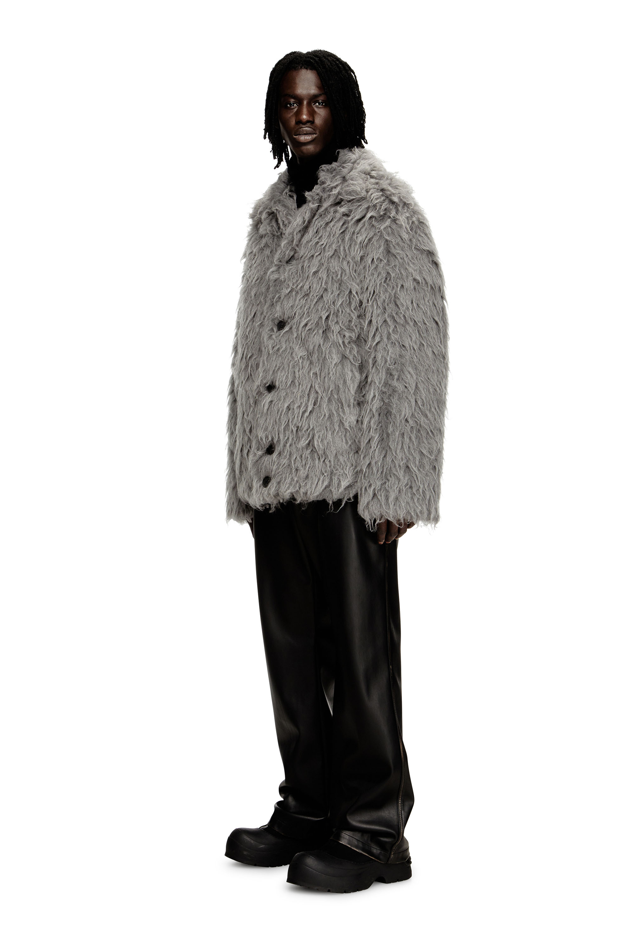 Diesel - W-CLAES, Male's ジャケット in グレー - 1