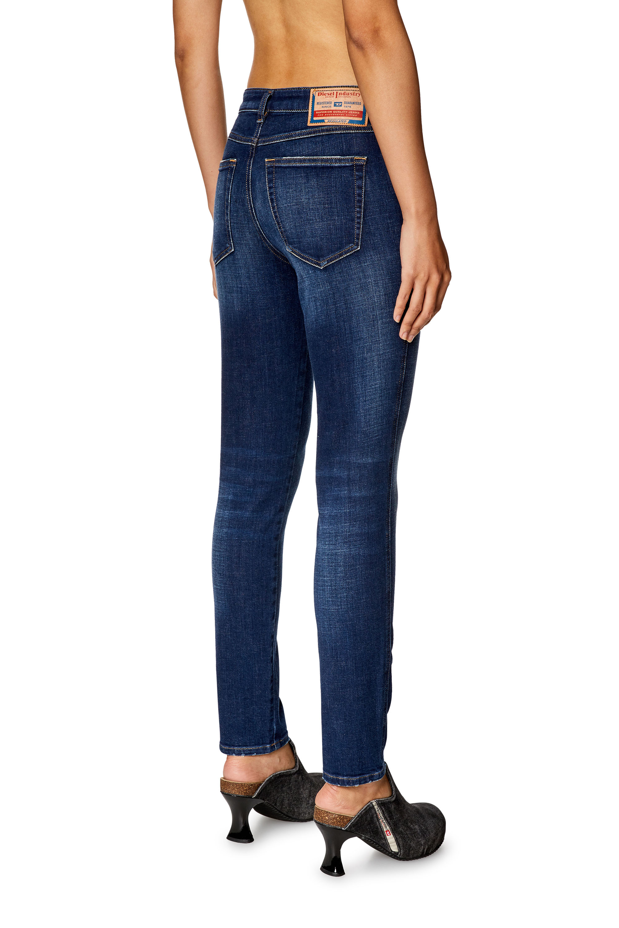 Diesel - Female's Skinny Jeans 2015 Babhila 09H64, ダークブルー - 4