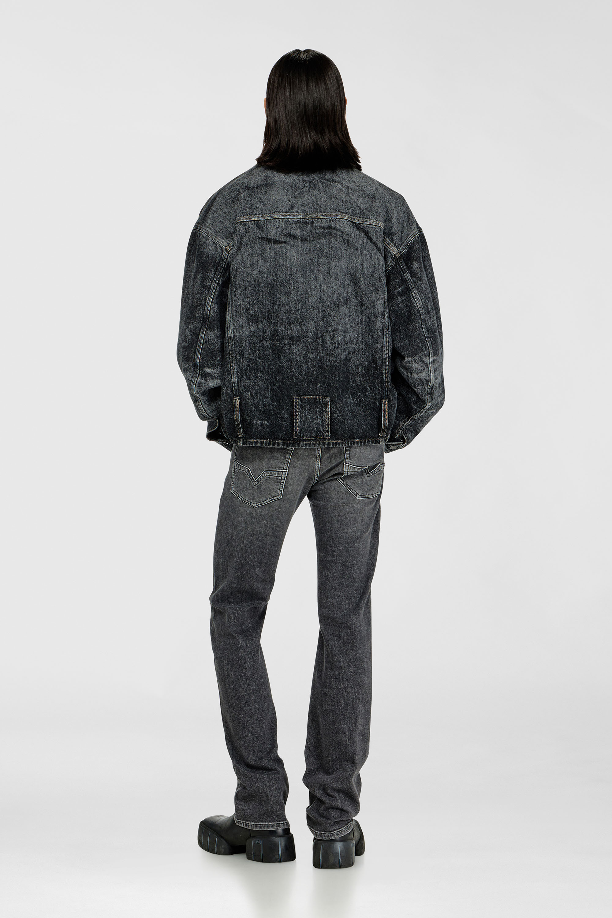 Diesel - Male's Regular Jeans 1985 Larkee 0HDBD, ブラック/ダークグレー - 4