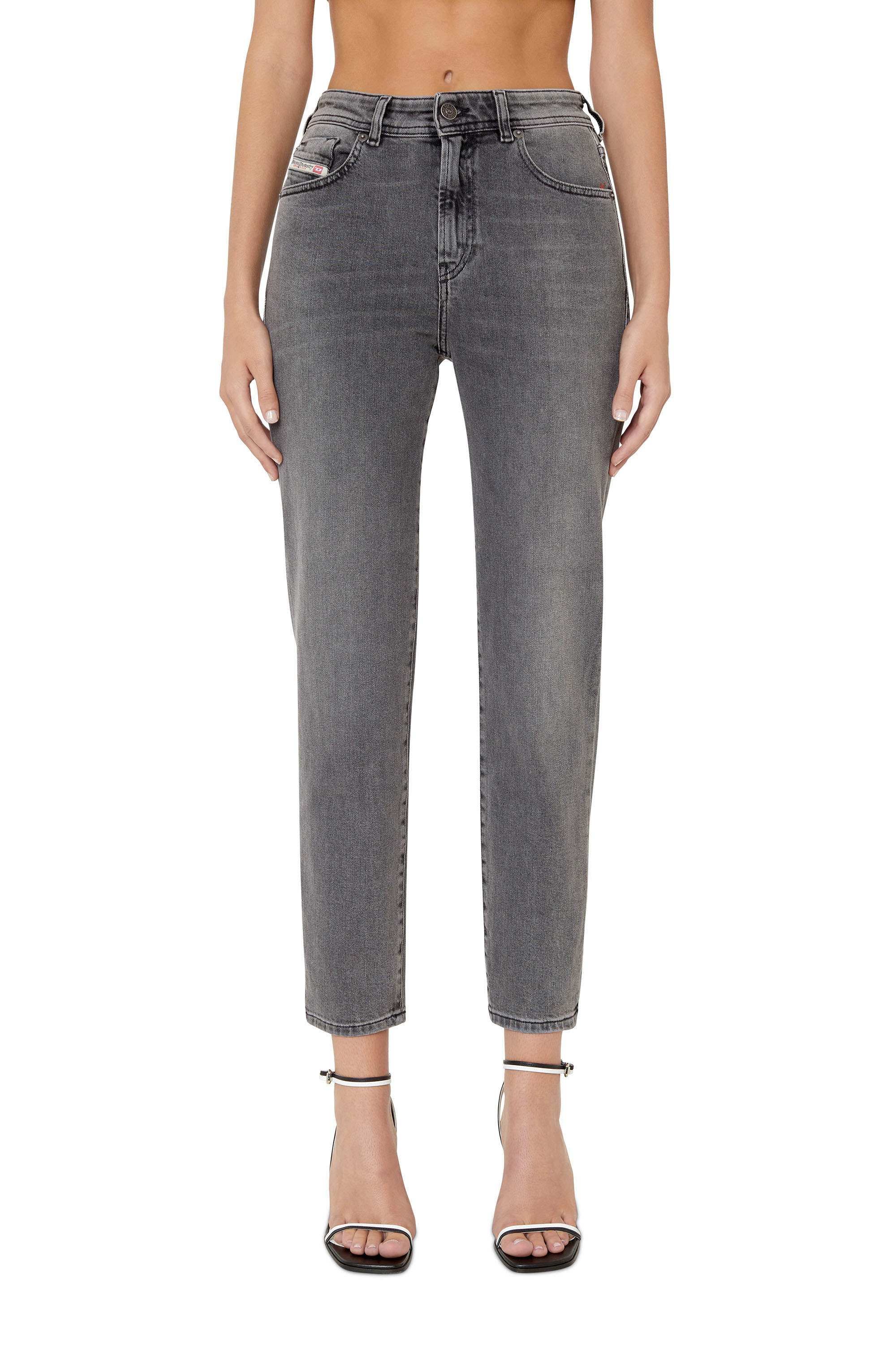 Diesel - 2004 09D49 Tapered Jeans, ブラック/ダークグレー - Image 1