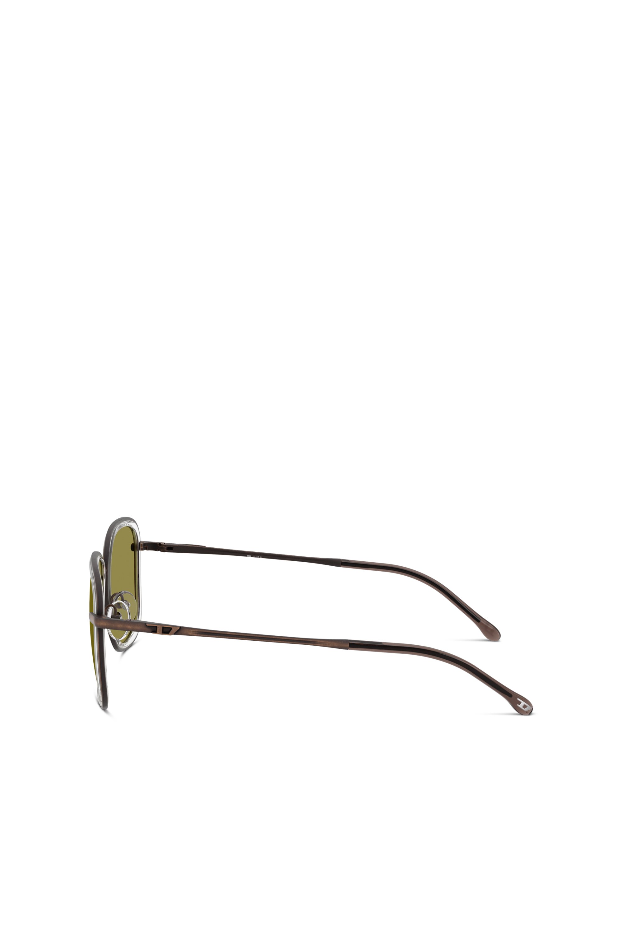 Diesel - 0DL1017, Unisex's Square sunglasses in グリーン - 3
