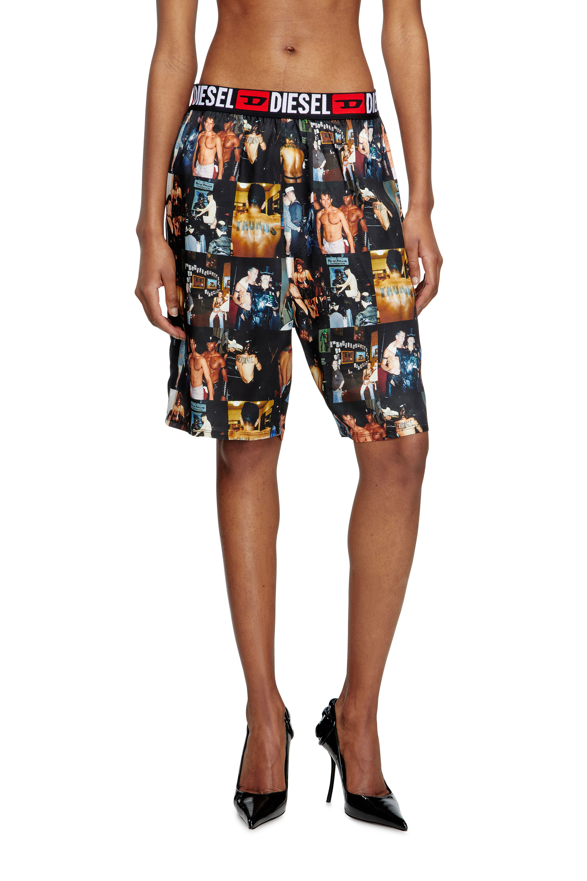 Diesel - PR-P-TOLL-SHOR-TOM25, Unisex's Shorts with graphic prints in ブラック - 5