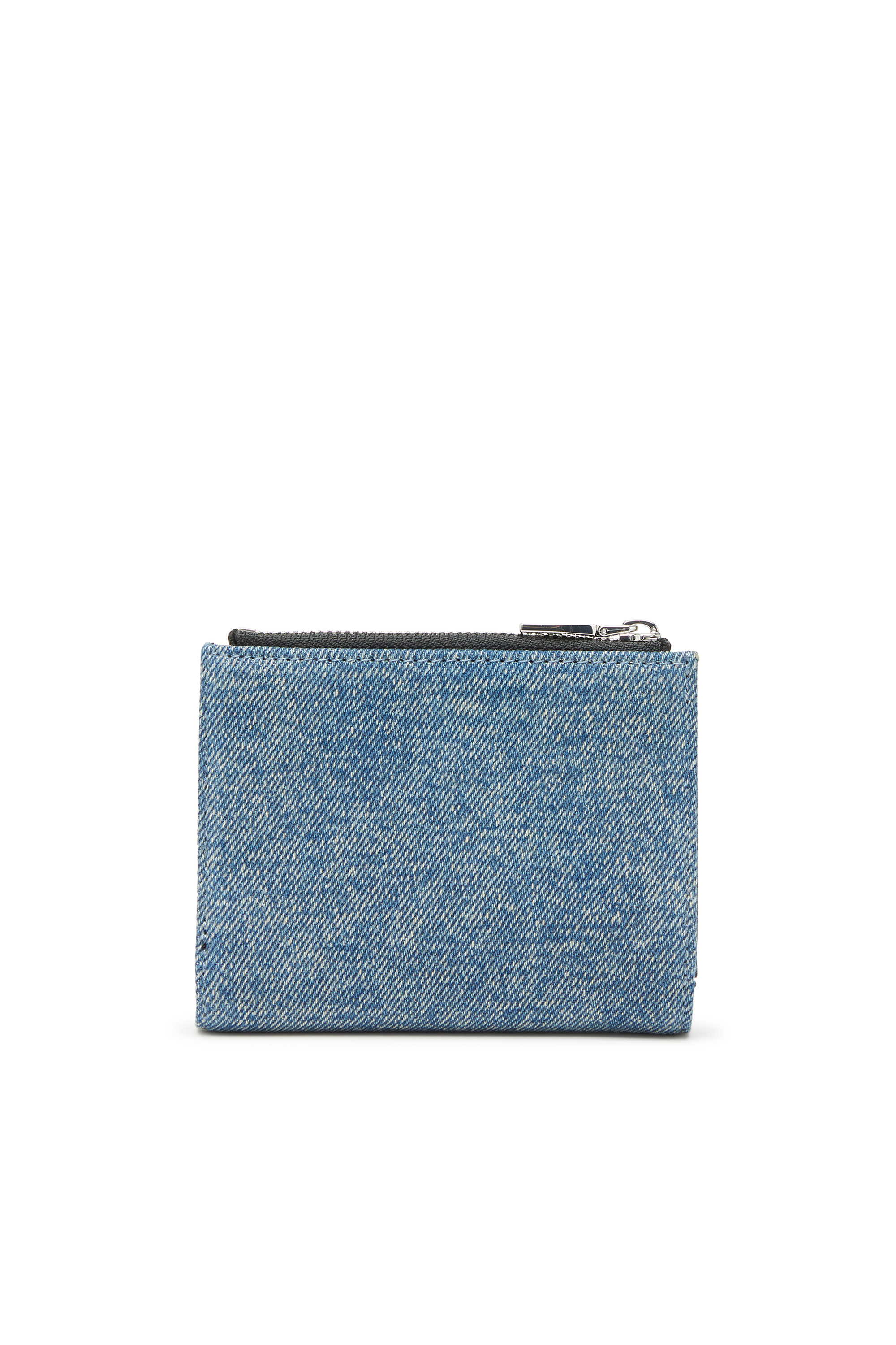 Diesel - 1DR BI FOLD ZIP II, Female's 二つ折りウォレット in ブルー - 2