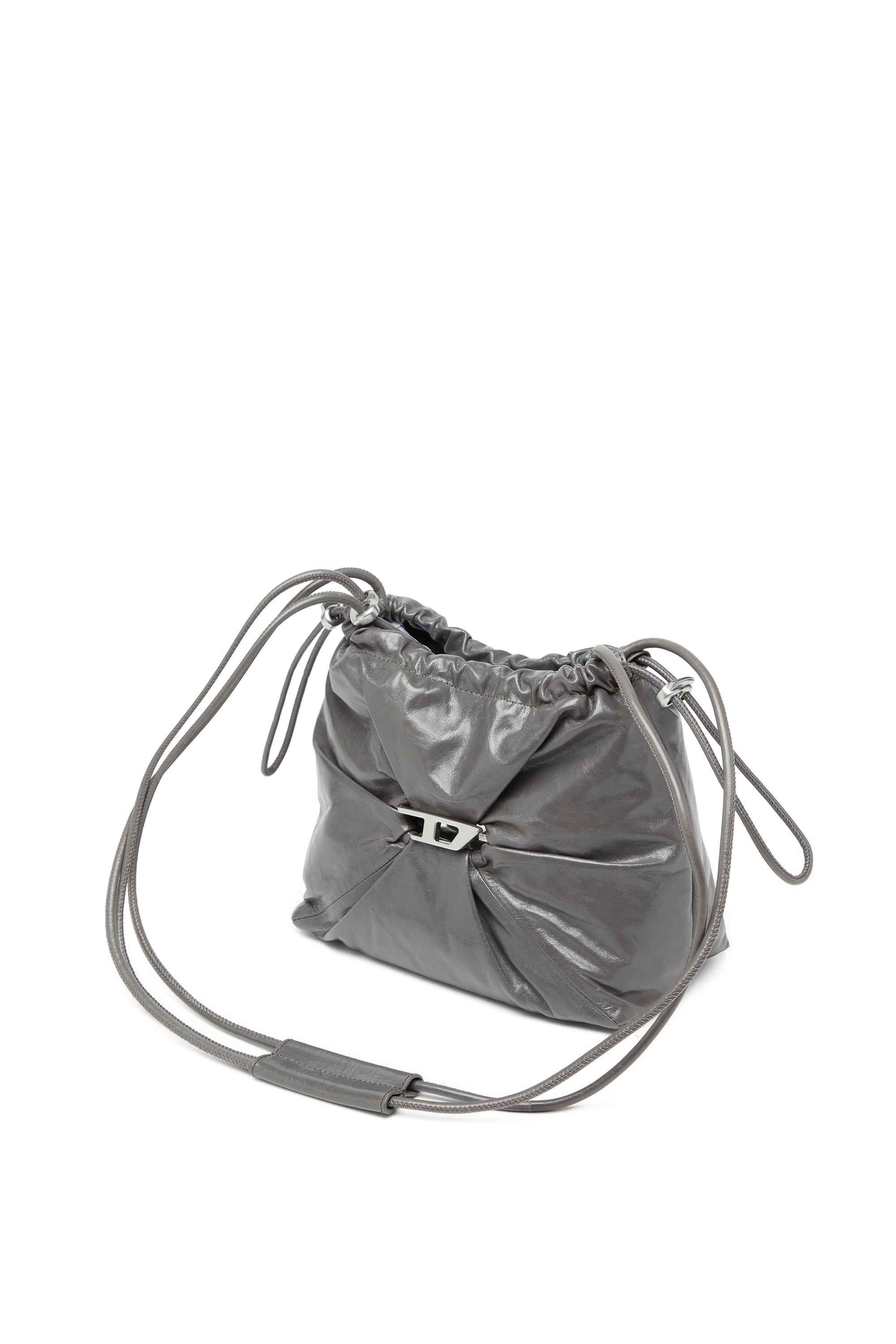 Diesel - SCRUNCH-D BUCKET, Female's バケットバッグ in グレー - 2