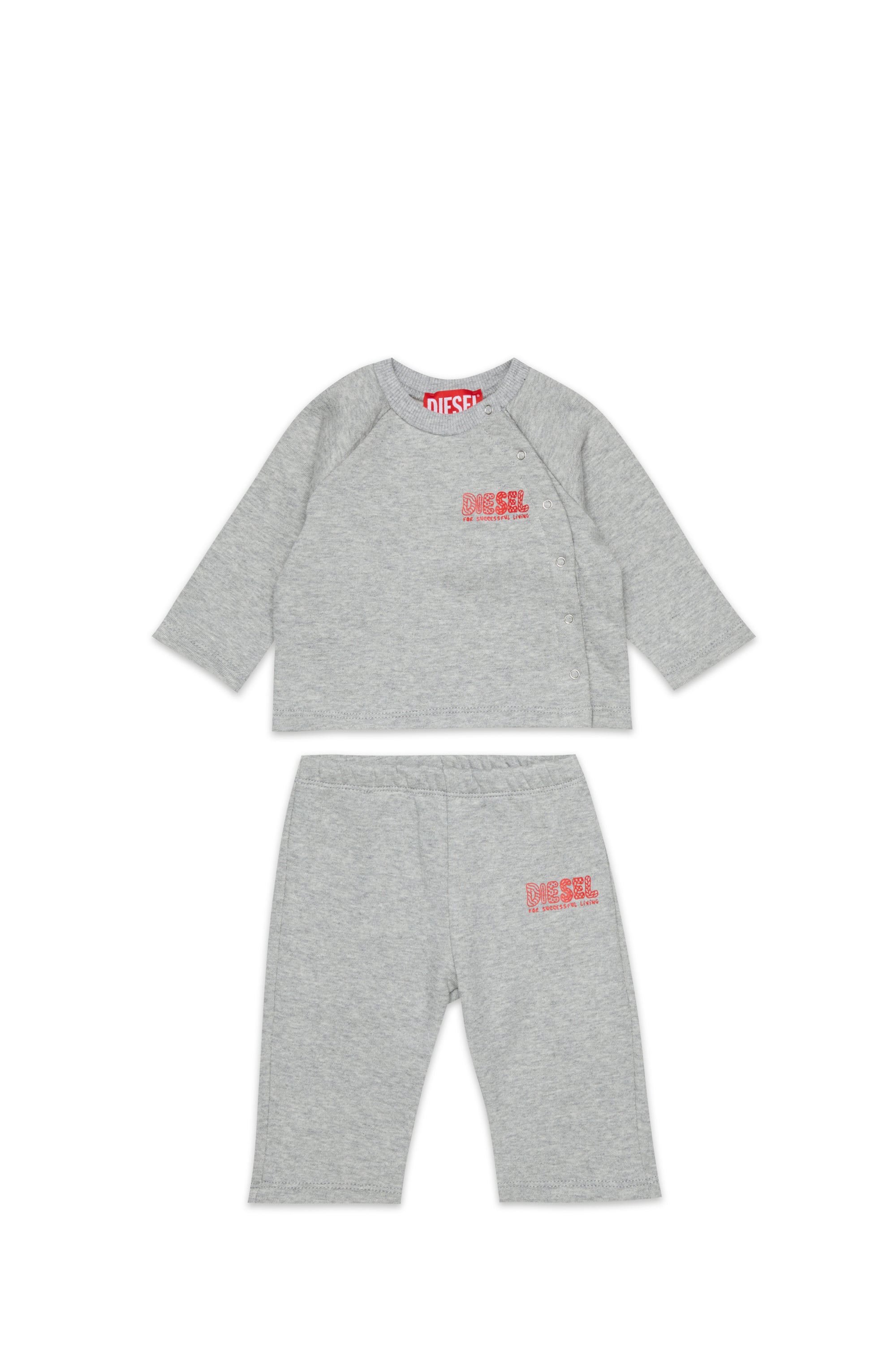 Diesel - SLUPY-SET-NB, Unisex's セットアップ in グレー - 1