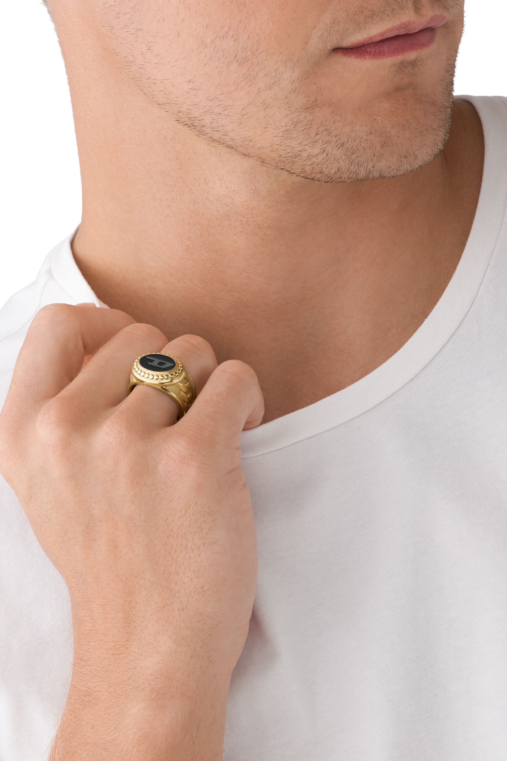 Diesel - DX1384, Male's ジュエリー リング in ゴールド - 3