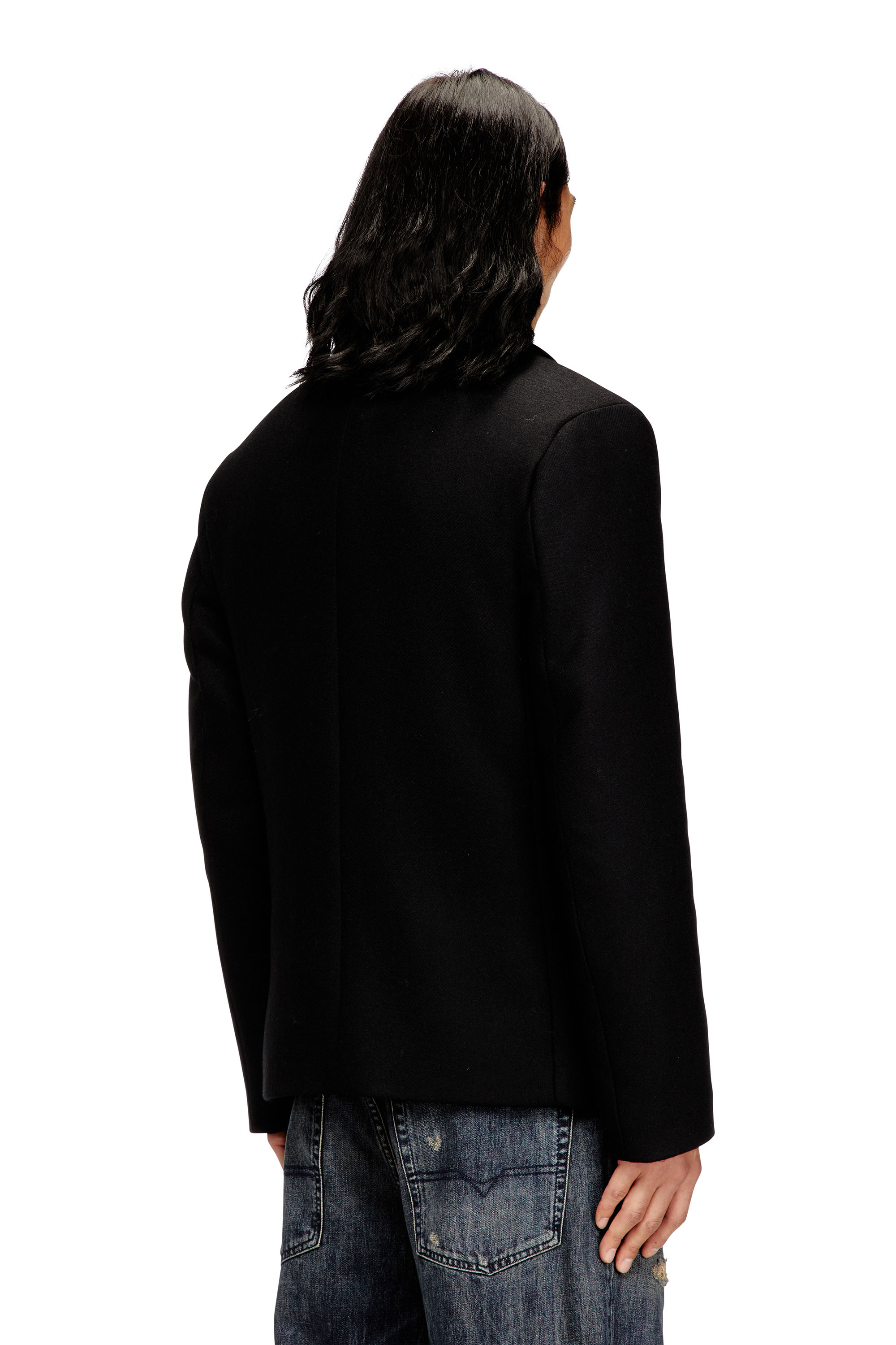 Diesel - W-HALEY-WRD, Male's ピーコート in ブラック - 4