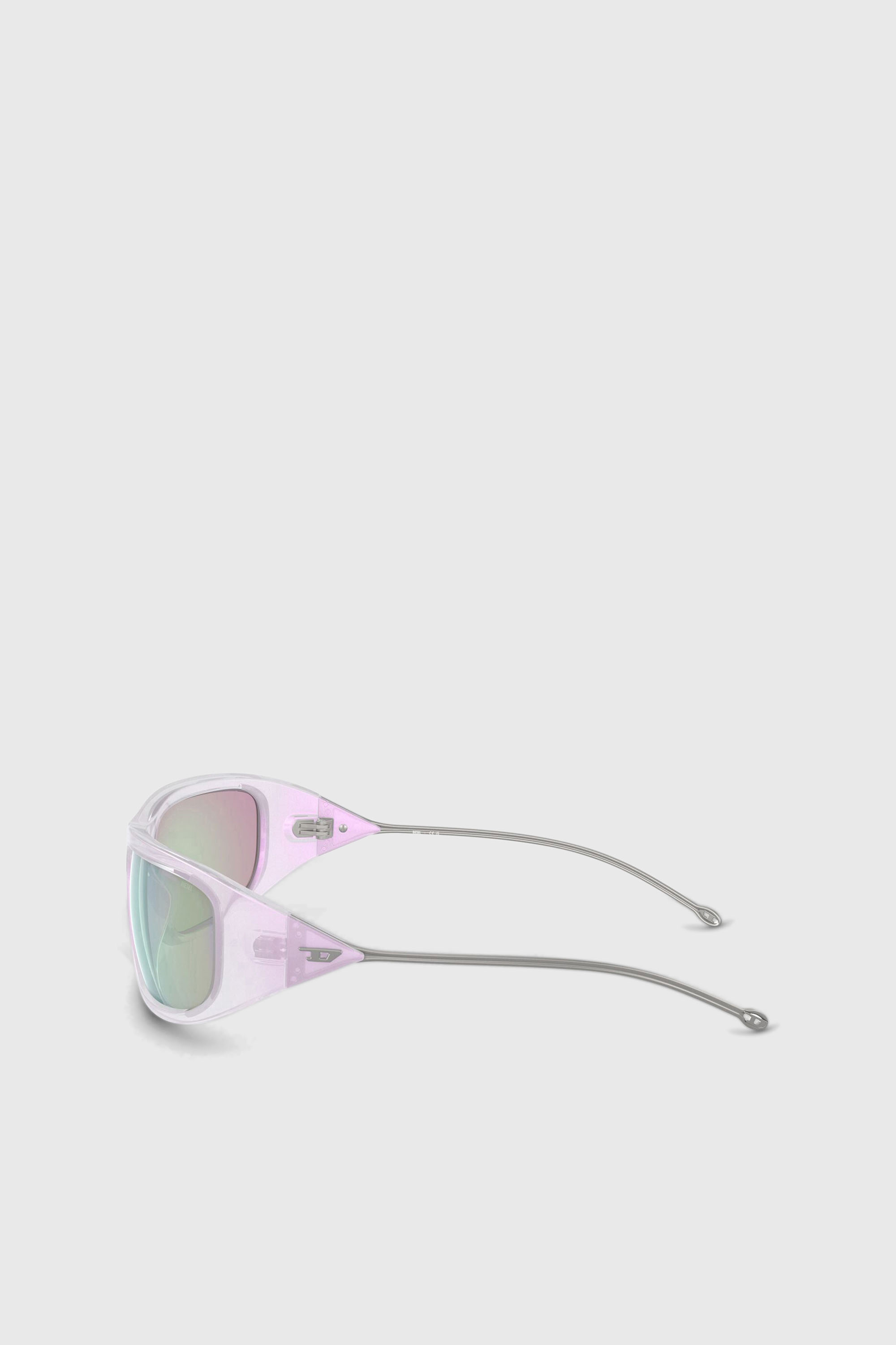Diesel - 0DL3001 SIZE 61, Unisex's Wraparound style sunglasses in バブル - 2