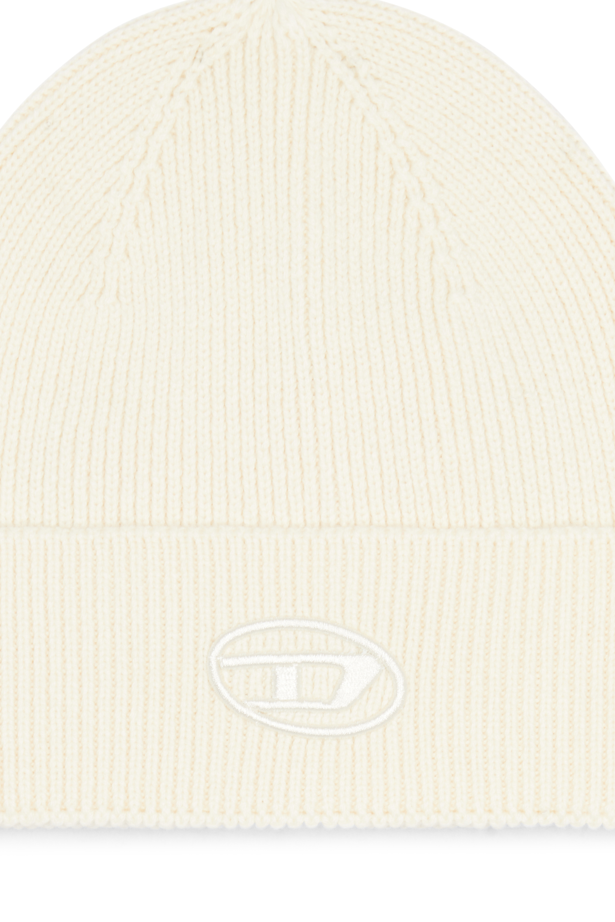 Diesel - K-CODER-FULLY B, Unisex's ニットキャップロゴ in ホワイト - 3