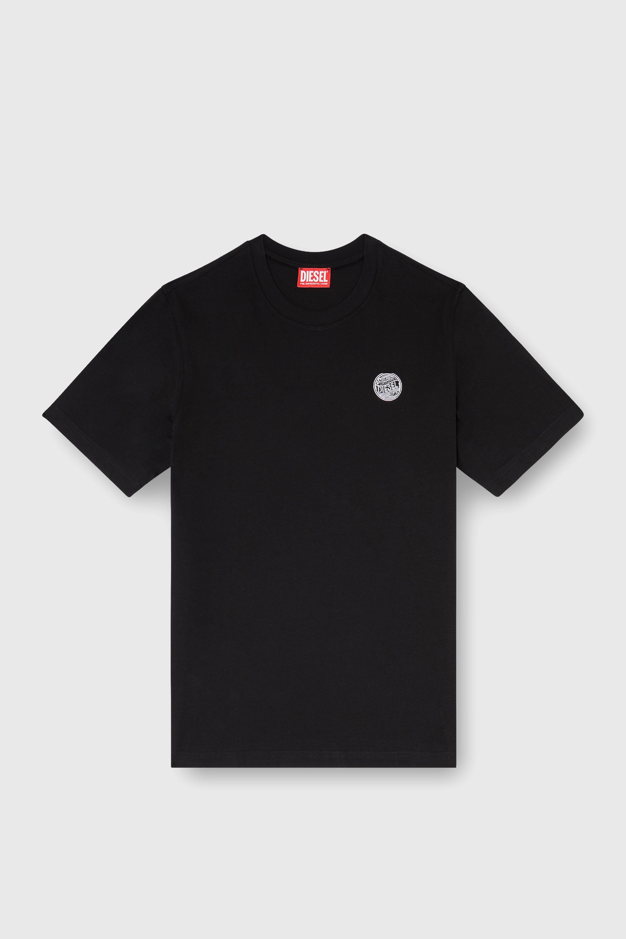 Diesel - T-ADJUST-AA7, Male's Tシャツ in ブラック - 2