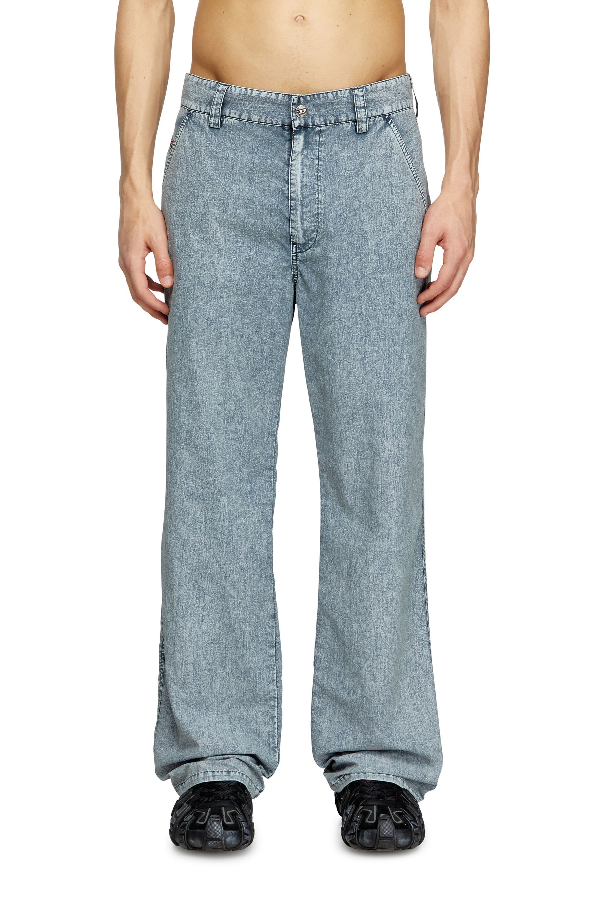 Diesel - P-HANTIK-CHINO, Male's Chino pants in recycled nylon taslan in ライトブルー - 1