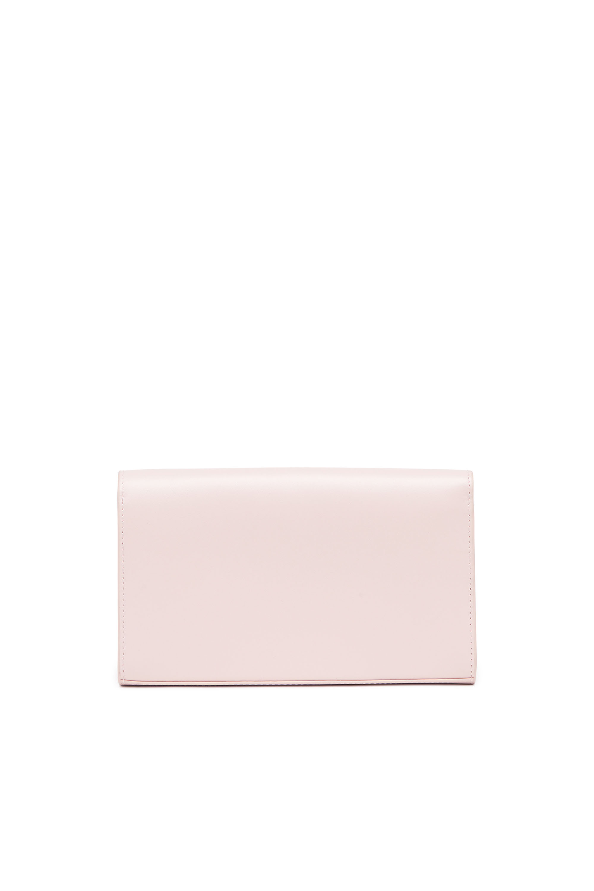 Diesel - 1DR WALLET STRAP, Female's Wallet purse in pastel leather in ピンク / ホワイト - 2