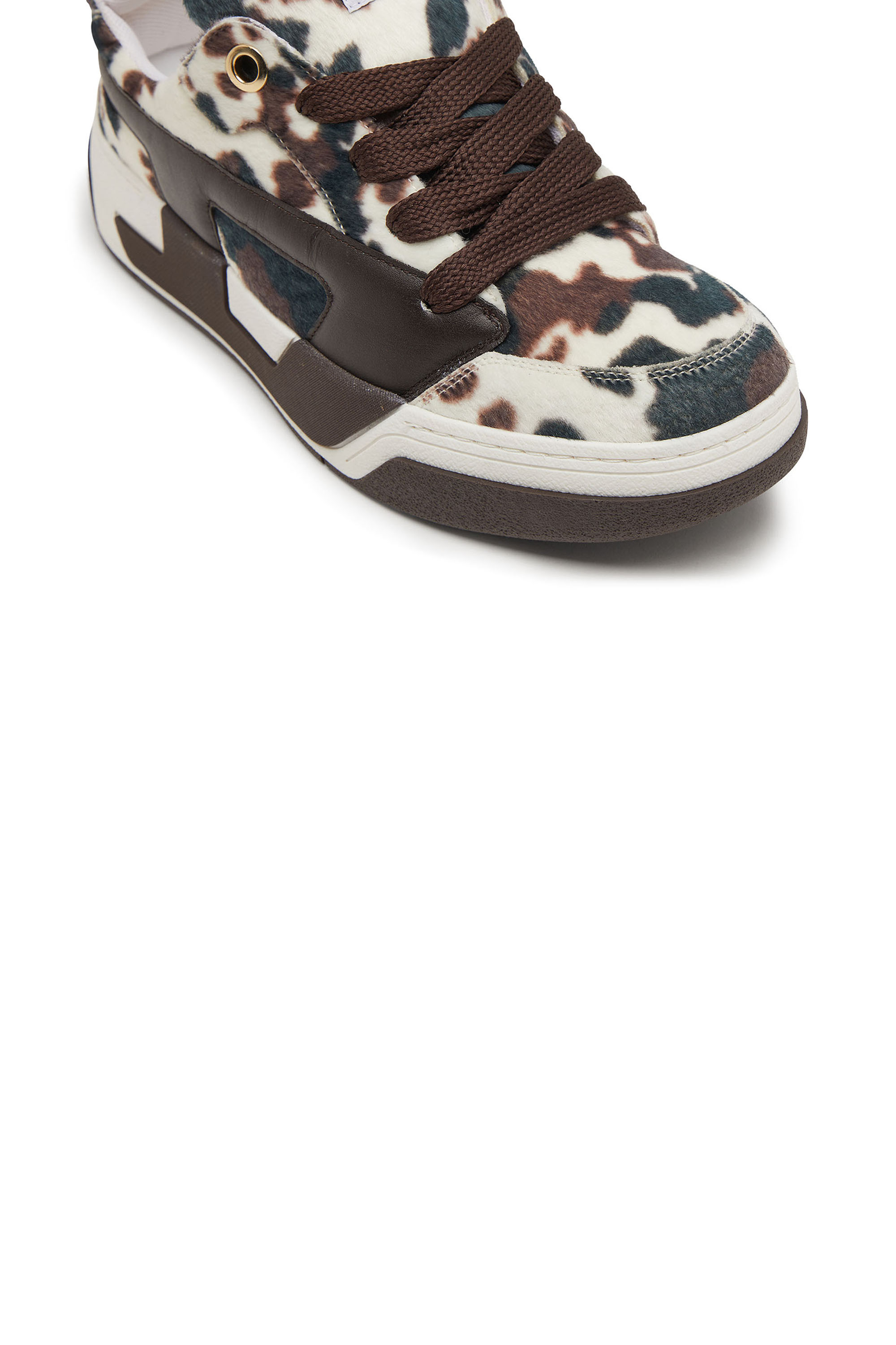 Diesel - S-D-OLLIE LOW, Male's ローカットスニーカー in ホワイト/ブラウン - 7