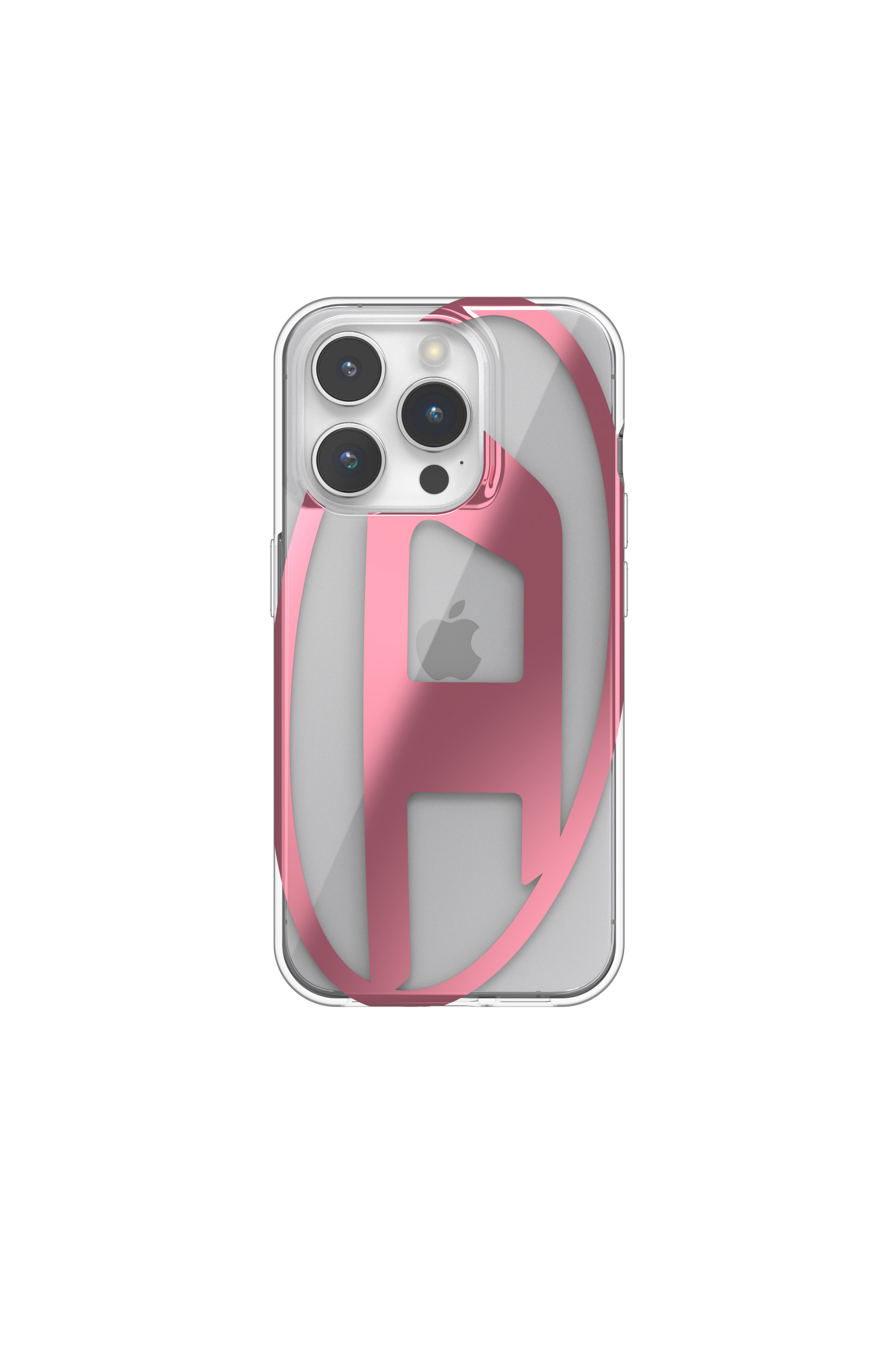 Diesel - 54110 MOULDED CASE, Unisex's iPhone 15 Pro クリアケース in ピンク / ホワイト - 2