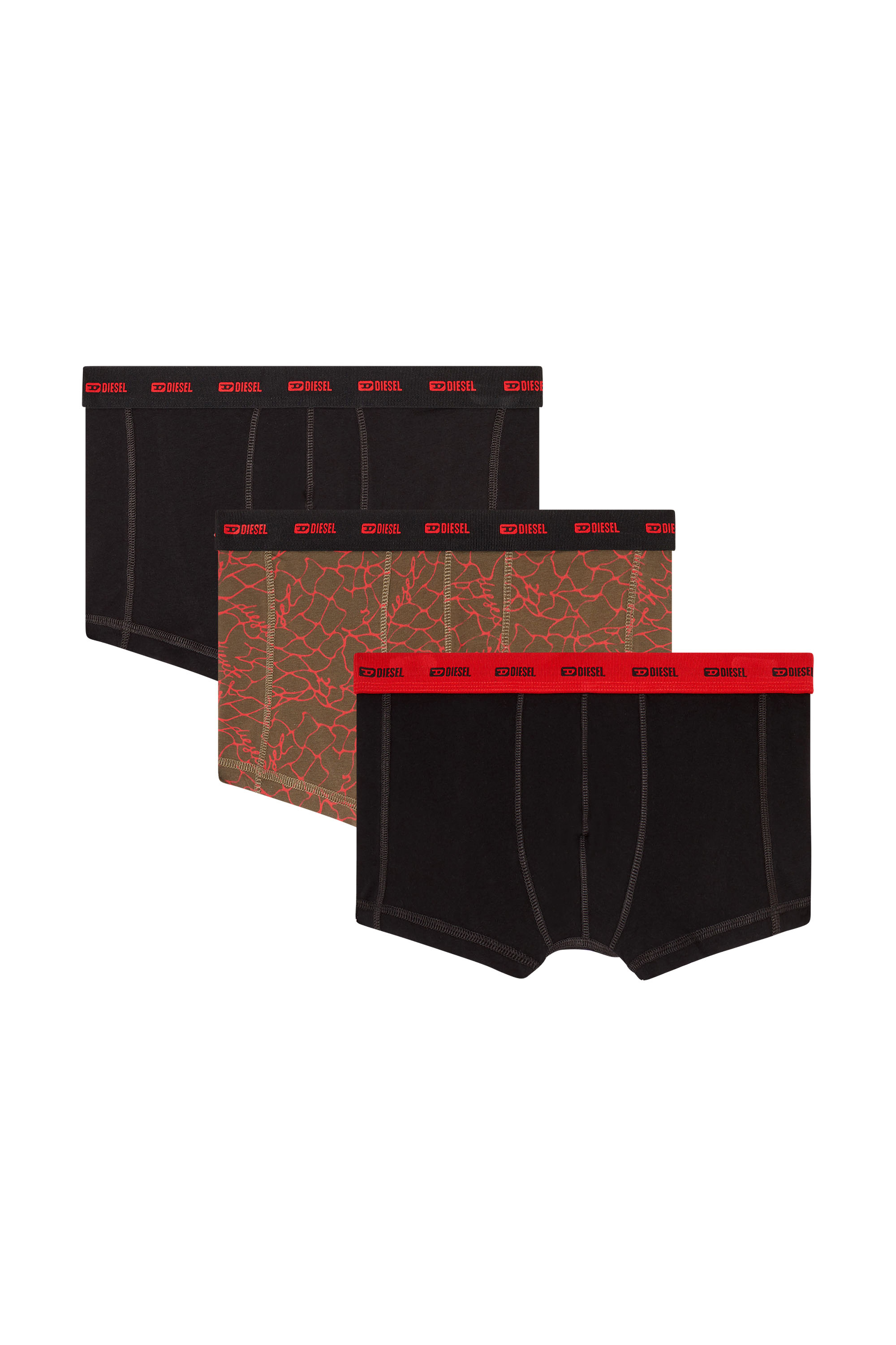 Diesel - DAMIEN-UTLT-3PACK, Male's ボクサーパンツ 3枚パック in マルチカラー - 4