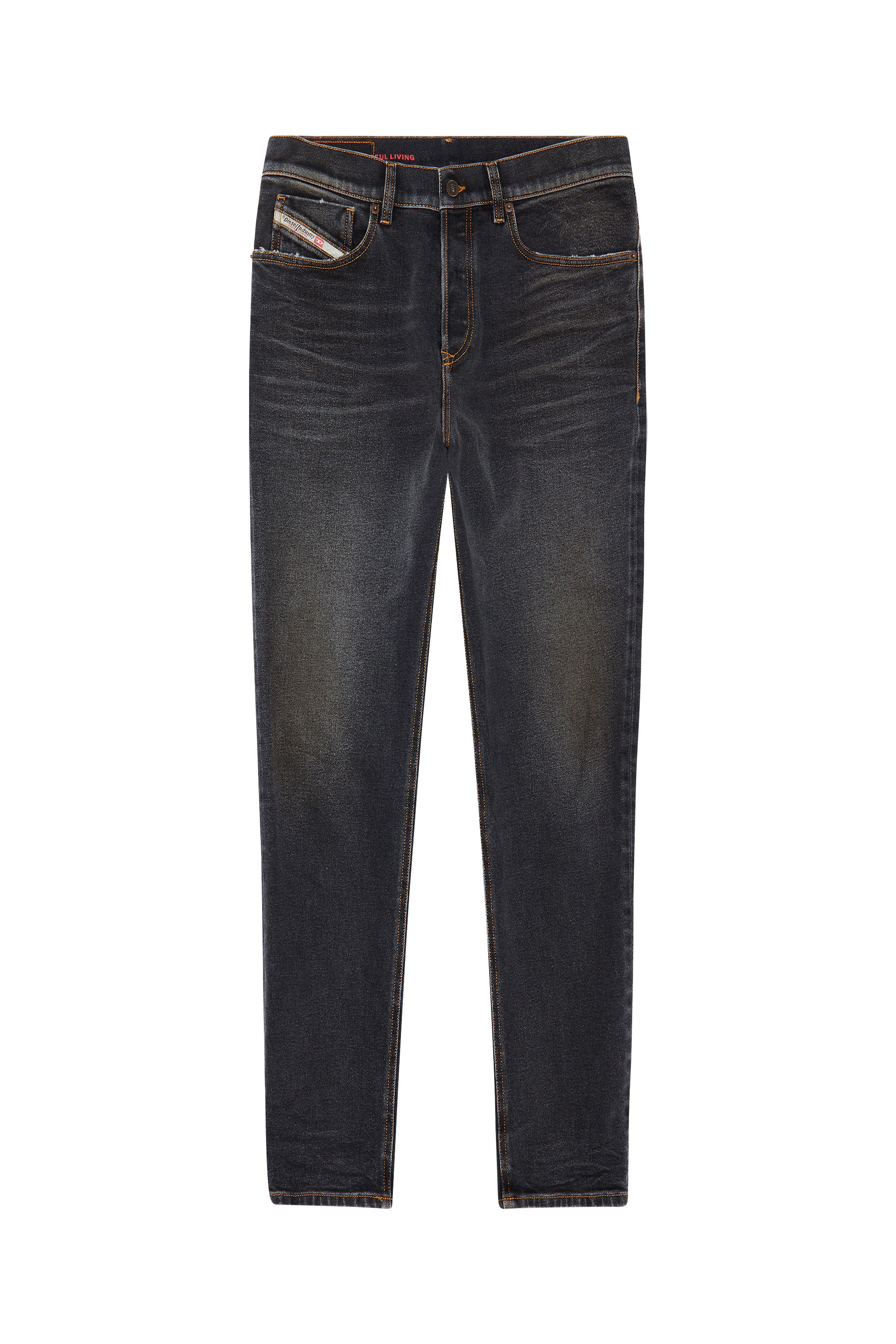 Diesel - 2005 D-FINING 09D66 Tapered Jeans, ブラック/ダークグレー - Image 1