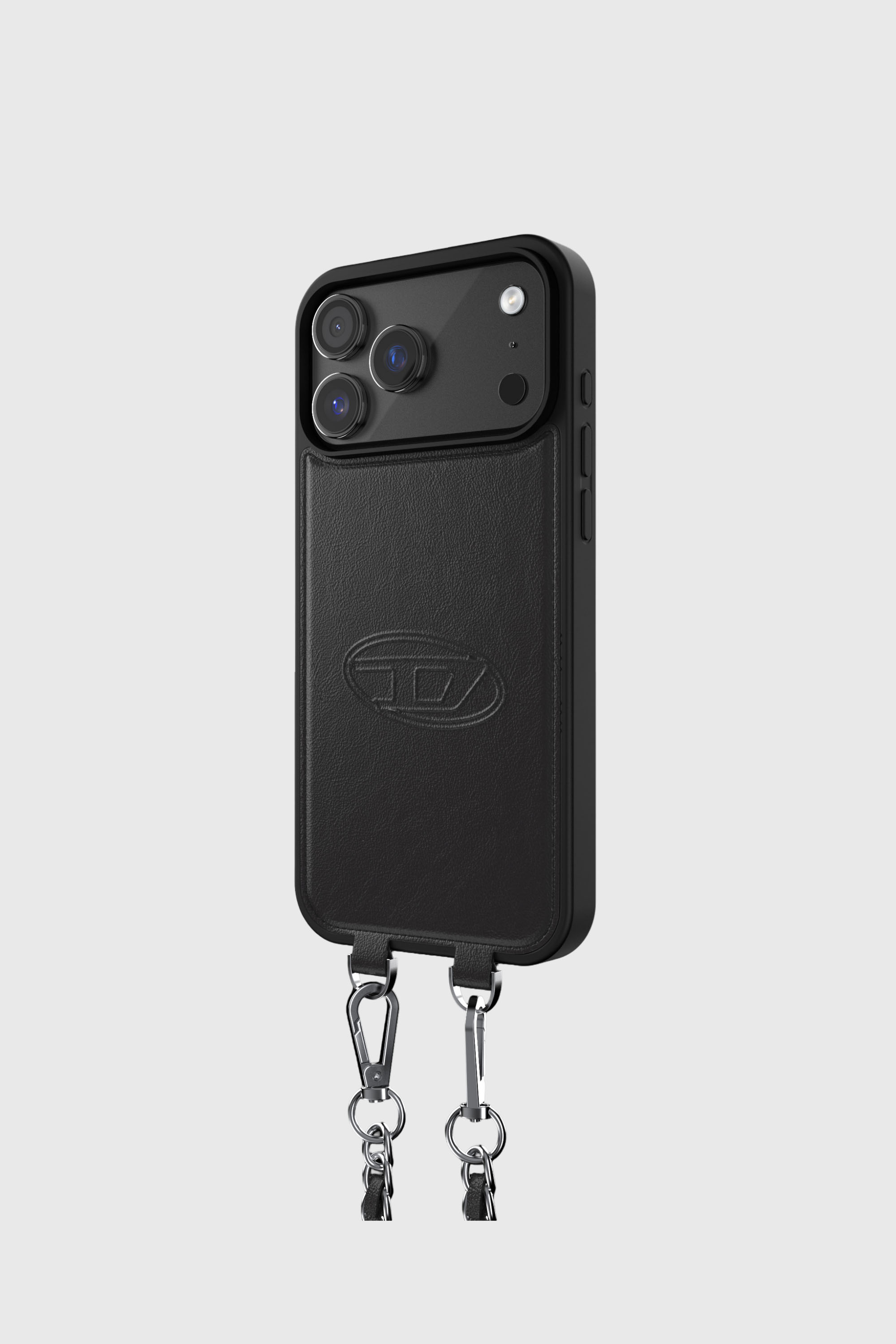 Diesel - 60663 MOULDED CASE, Unisex's Oval D case with wrist strap and MagSafe for iPhone 17 Pro Max in ブラック - 3