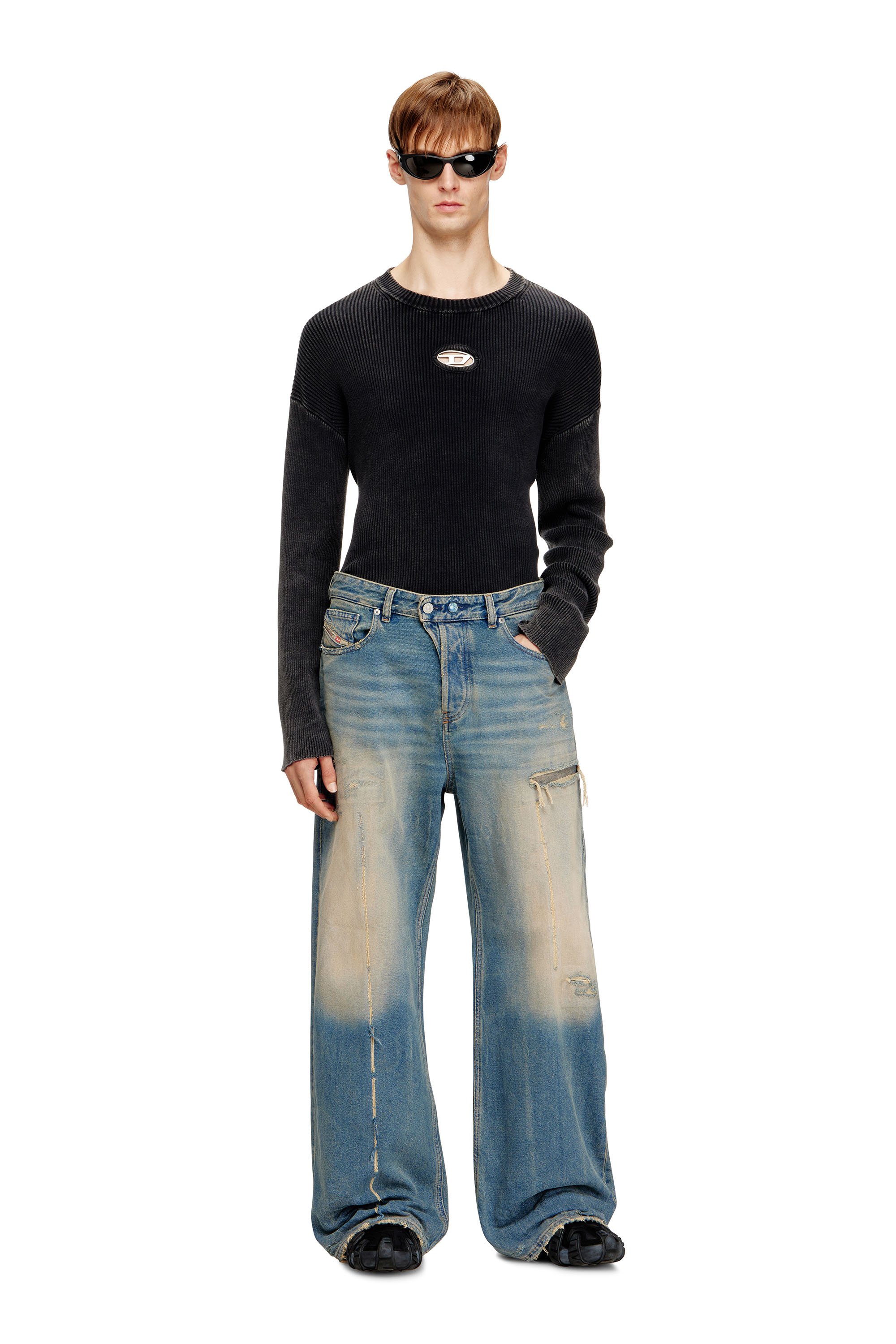 Diesel - Female's Relaxed Jeans 1996 D-Sire 09N29, ミディアムブルー - 4