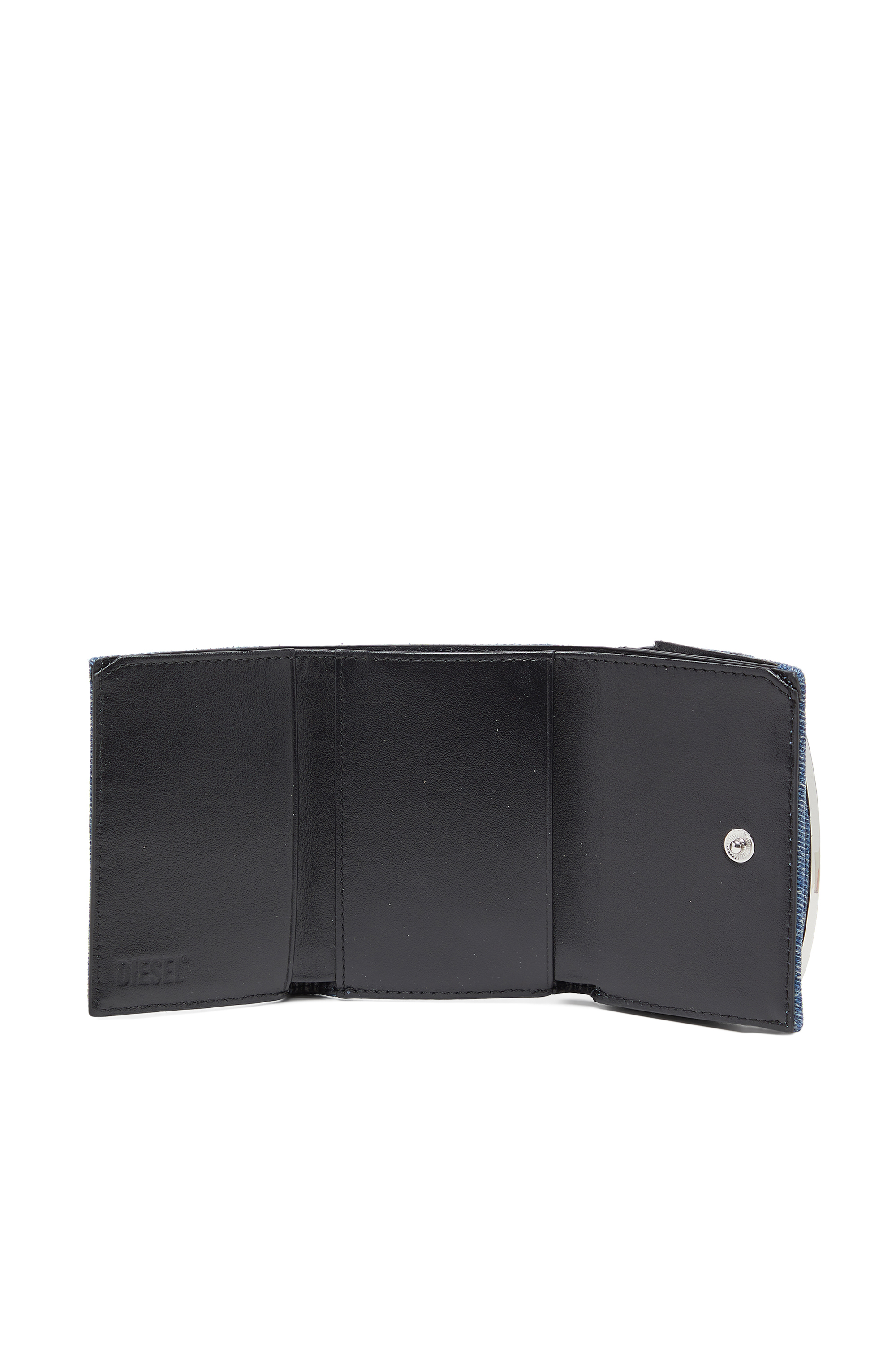 Diesel - 1DR TRI FOLD COIN XS II, Female's 三つ折りウォレット in ブルー - 3