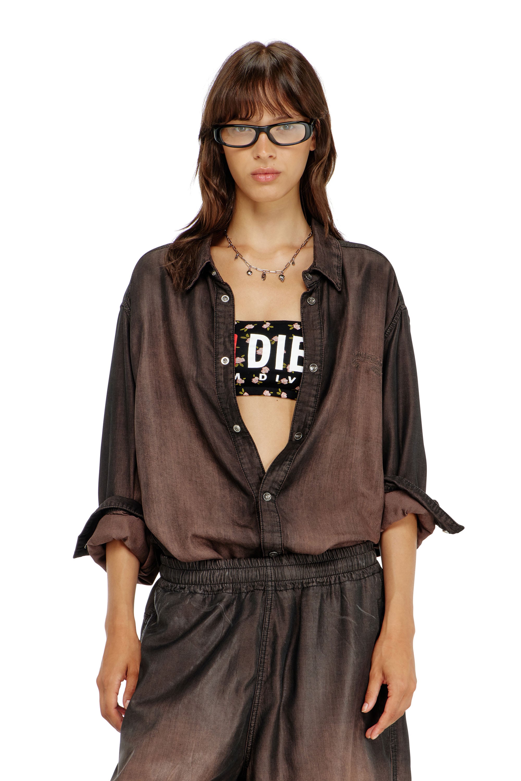 Diesel - MELANIE-C-D-CORE, Female's バンドゥブラ in ブラック - 1
