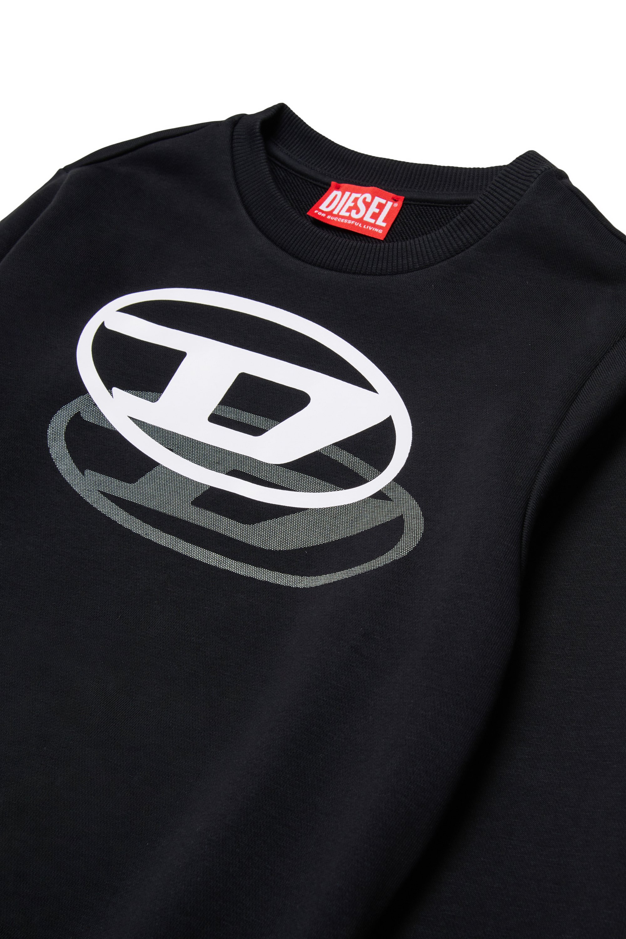 Diesel - SVALE OVER, Male's プルオーバースウェット in ブラック - 3