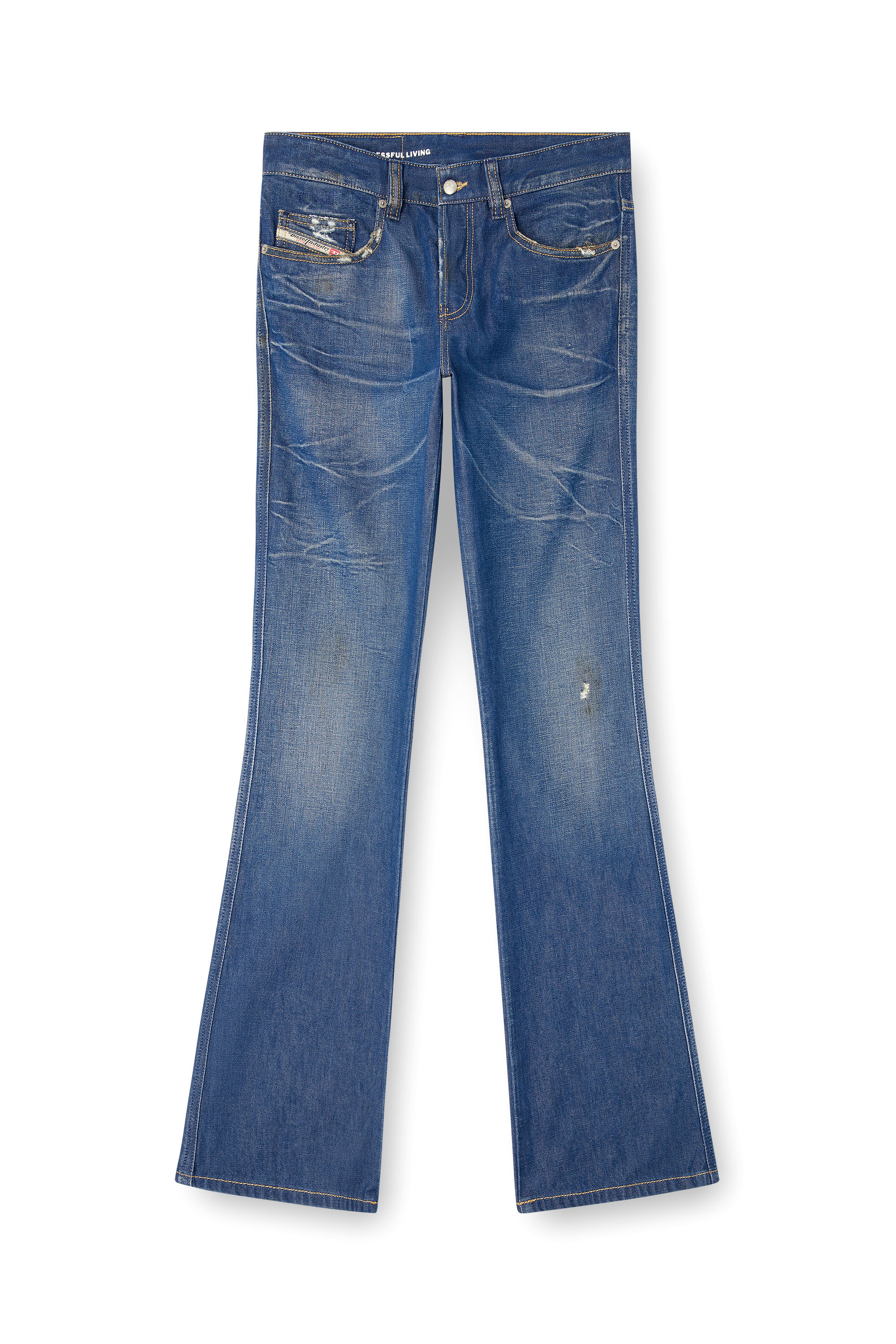 Diesel - Male's Bootcut Jeans 1998 D-Buck 09M60, ダークブルー - 2