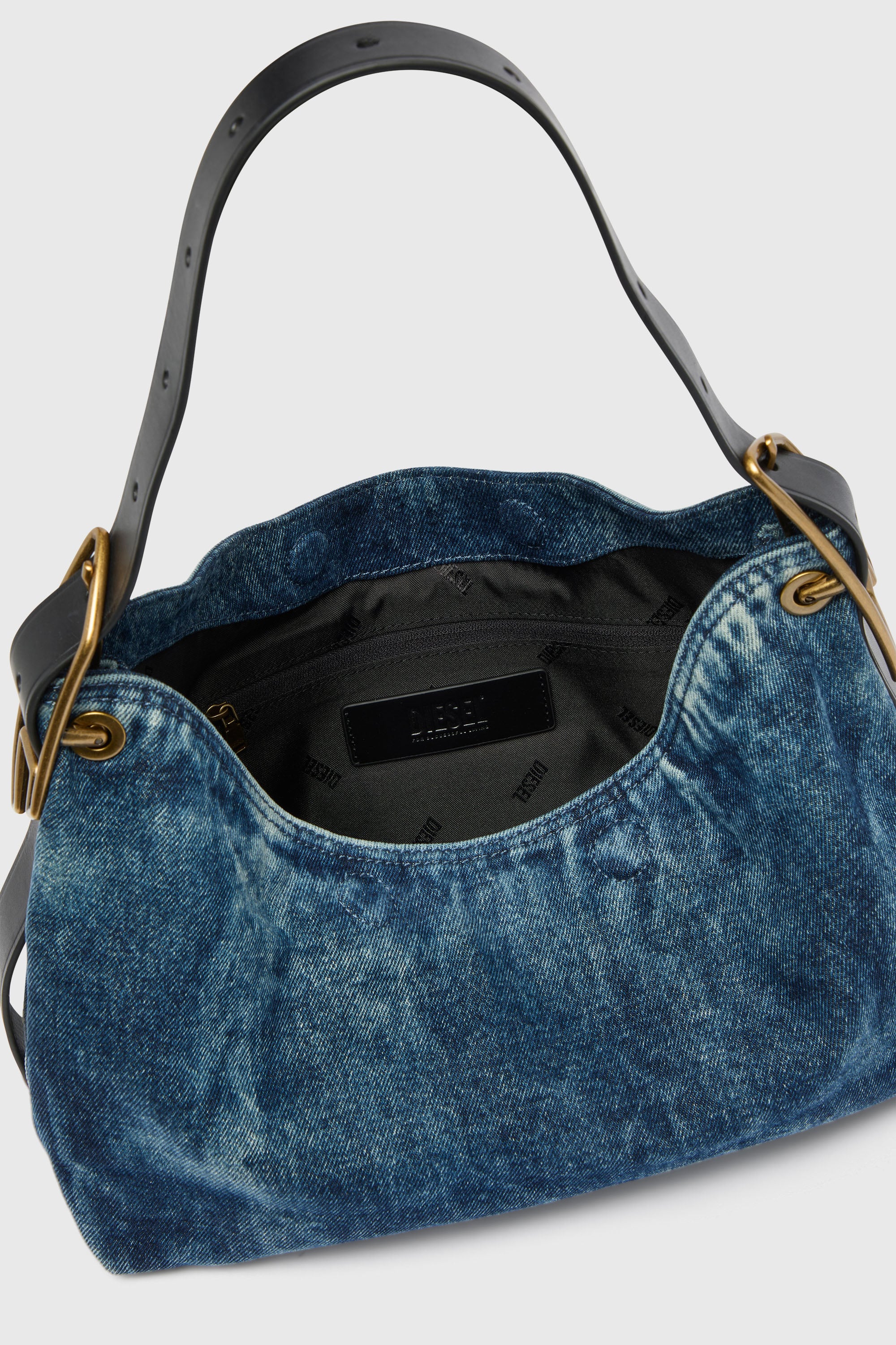 Diesel - D-LINE HOBO S, Female's ショルダーバッグ in ミディアムブルー - 6
