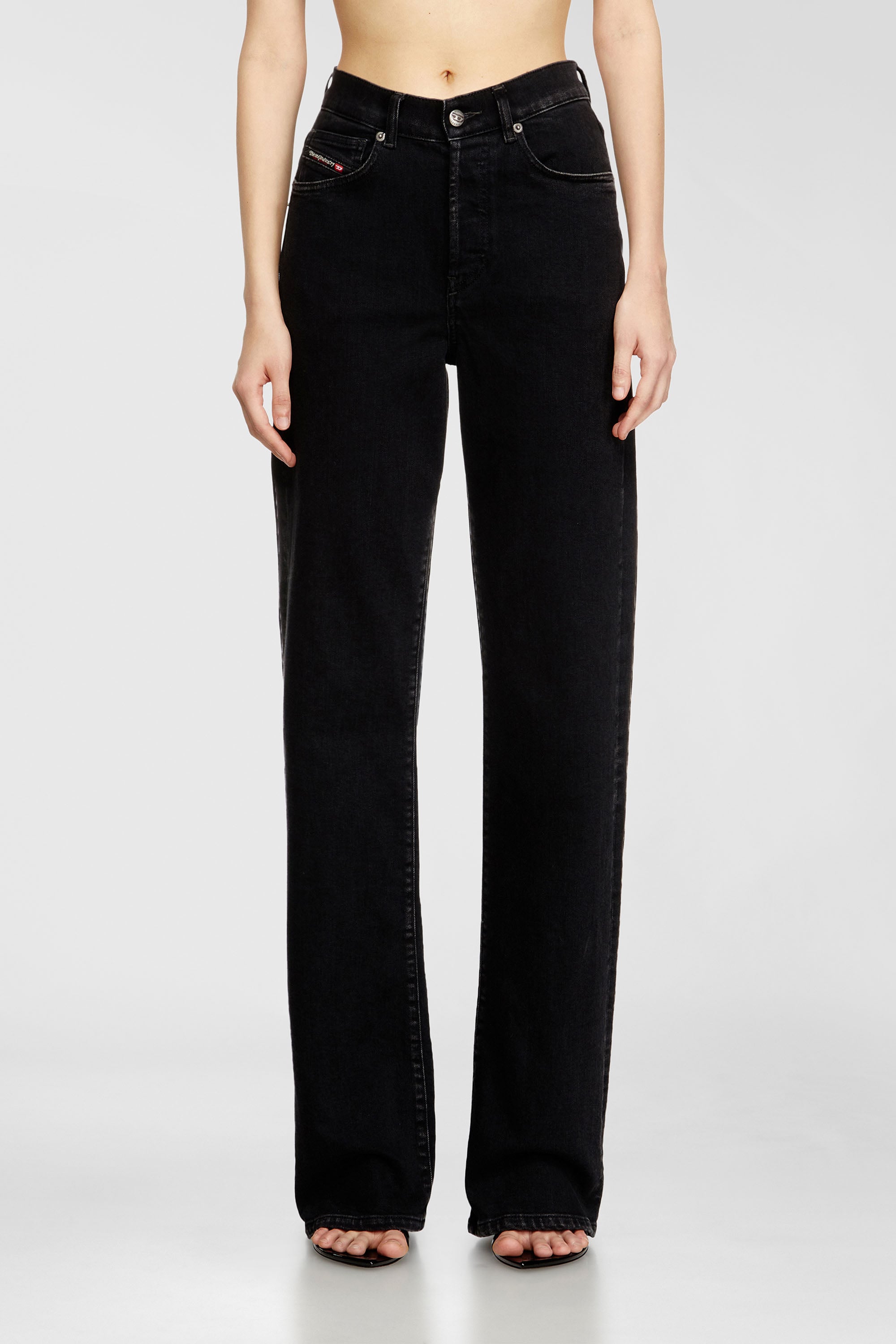 Diesel - Female's Regular Jeans 1971 D-Sent 09N89, ブラック/ダークグレー - 1