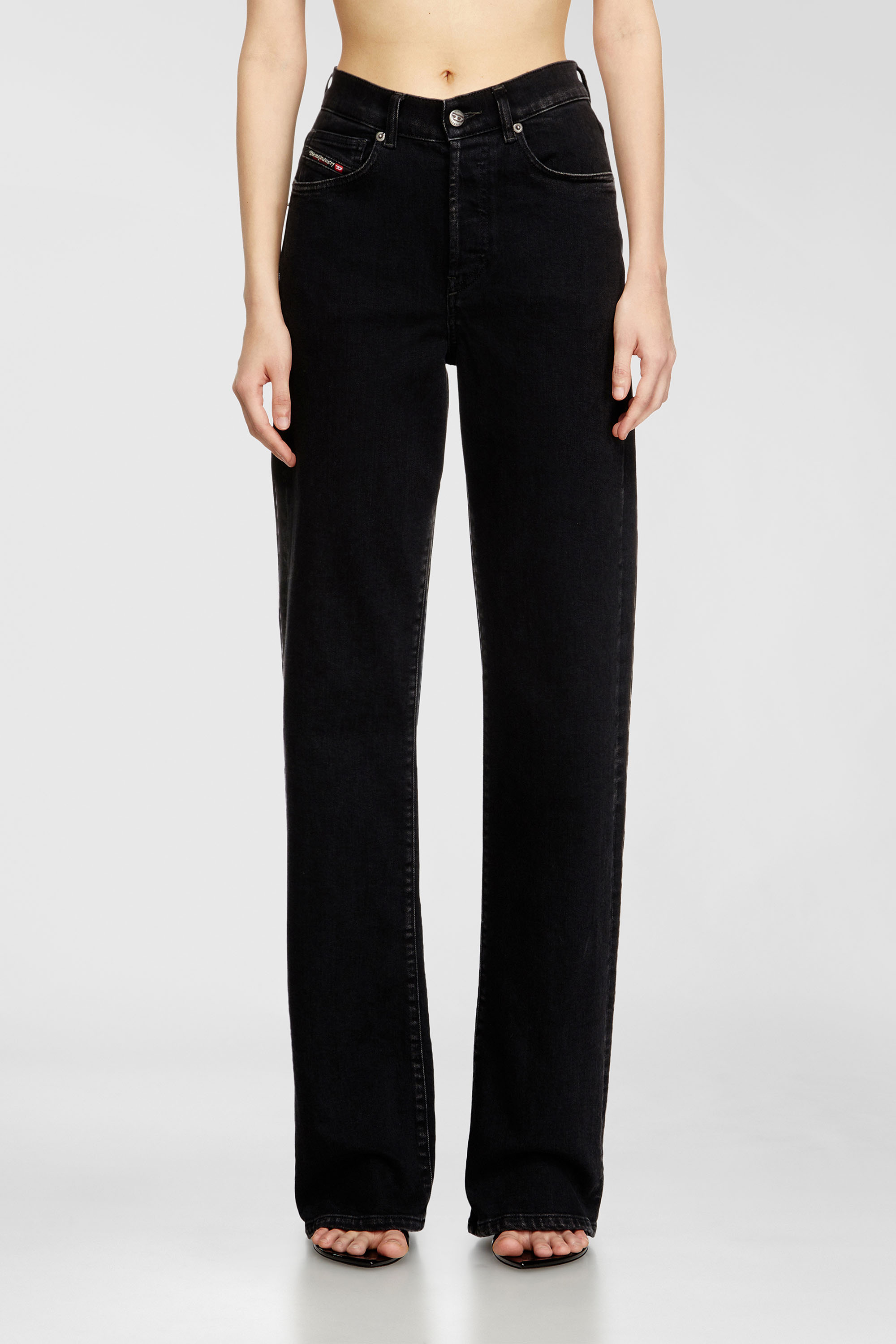 Diesel - Female's Regular Jeans 1971 D-Sent 09N89, ブラック/ダークグレー - 2