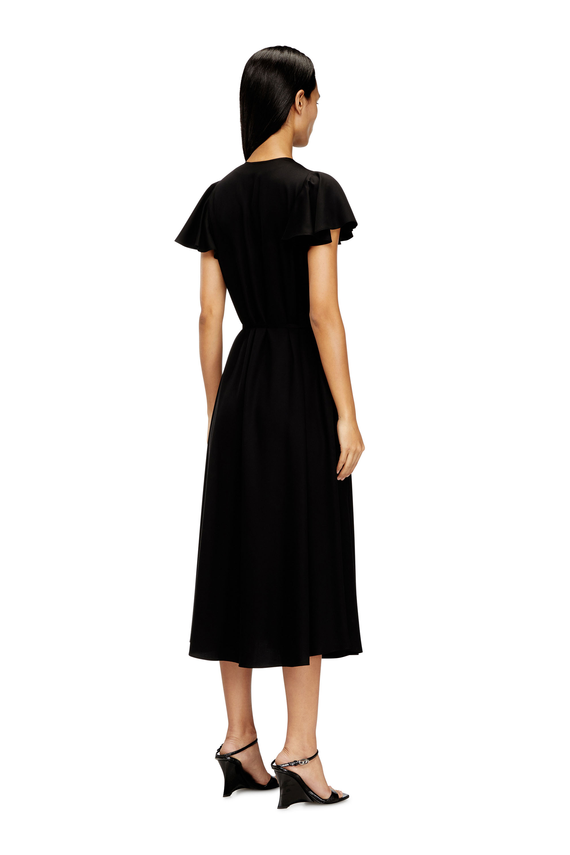 Diesel - D-AIKIRI-LONG, Female's ドレス in ブラック - 4