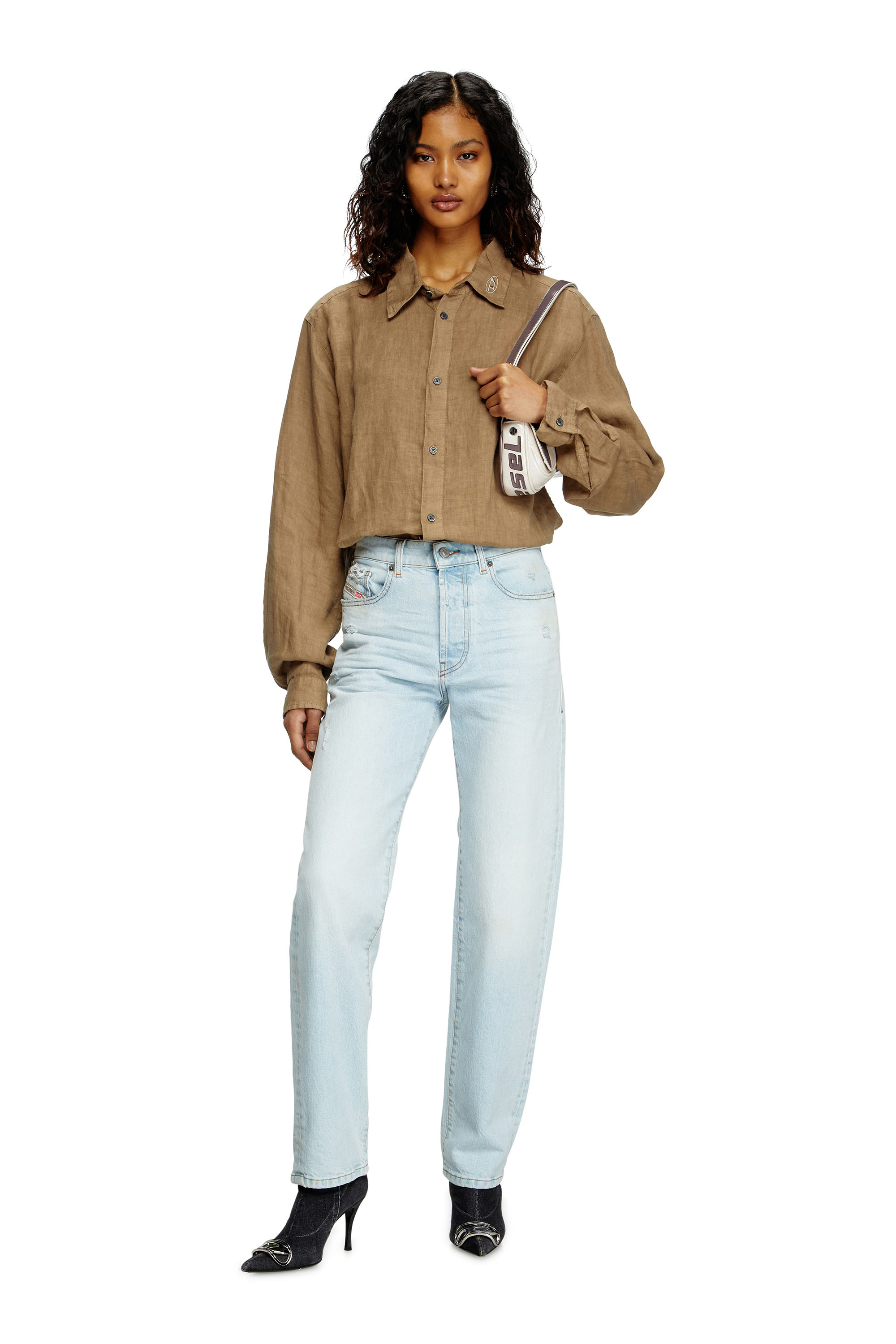 Diesel - Female's Regular Jeans 1988 D-Ark 0CLBF, ライトブルー - 1