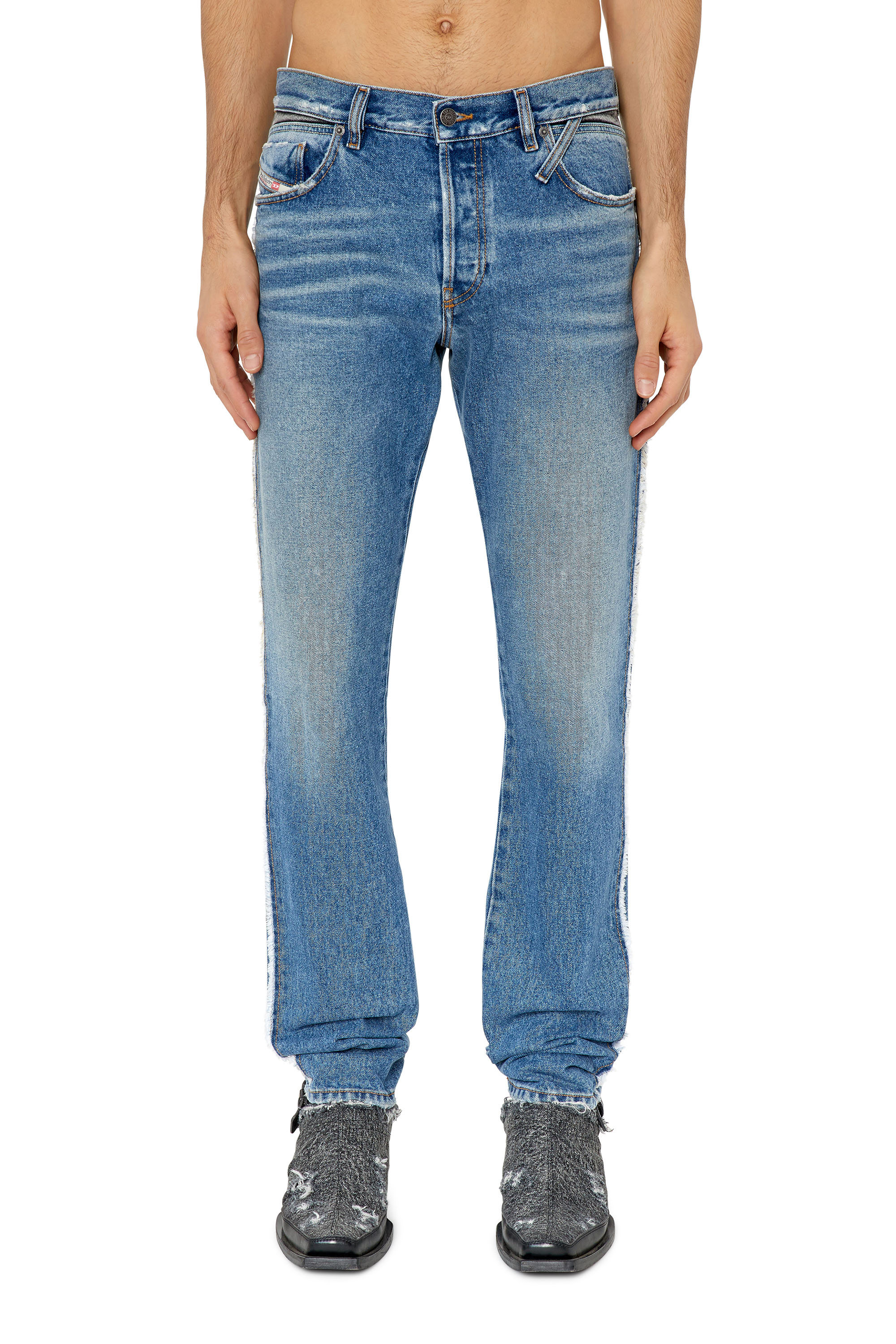 Diesel - Straight Jeans 1995 D-Sark 09F20, ミディアムブルー - Image 1