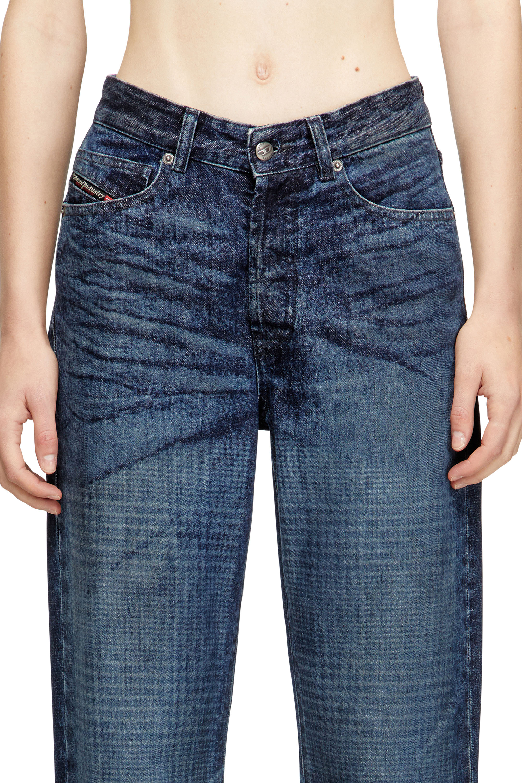 Diesel - Female's Regular Jeans 1971 D-Sent 007CV, ダークブルー - 5