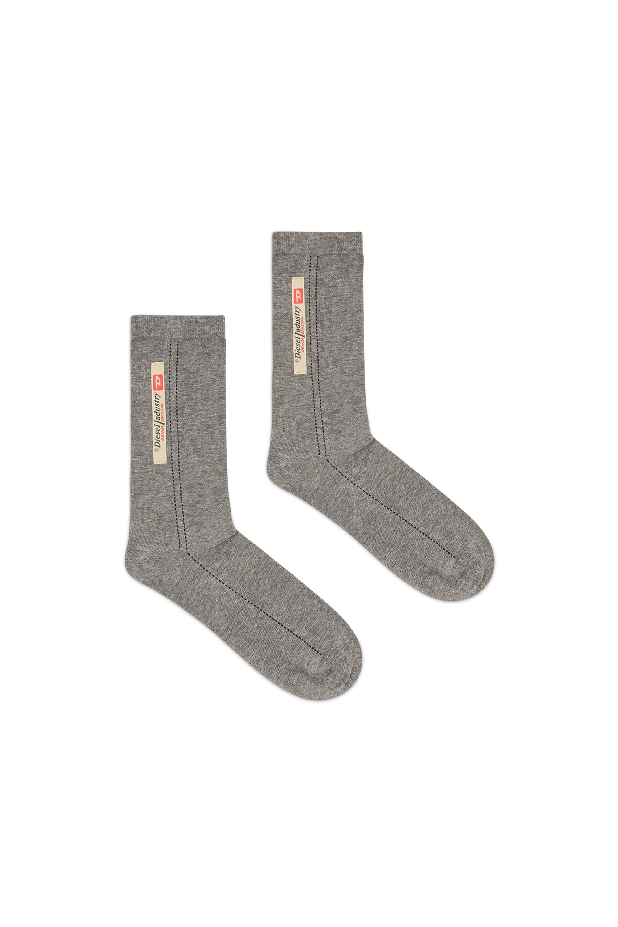 Diesel - SKM-TIM, Male's ソックス in グレー - 1