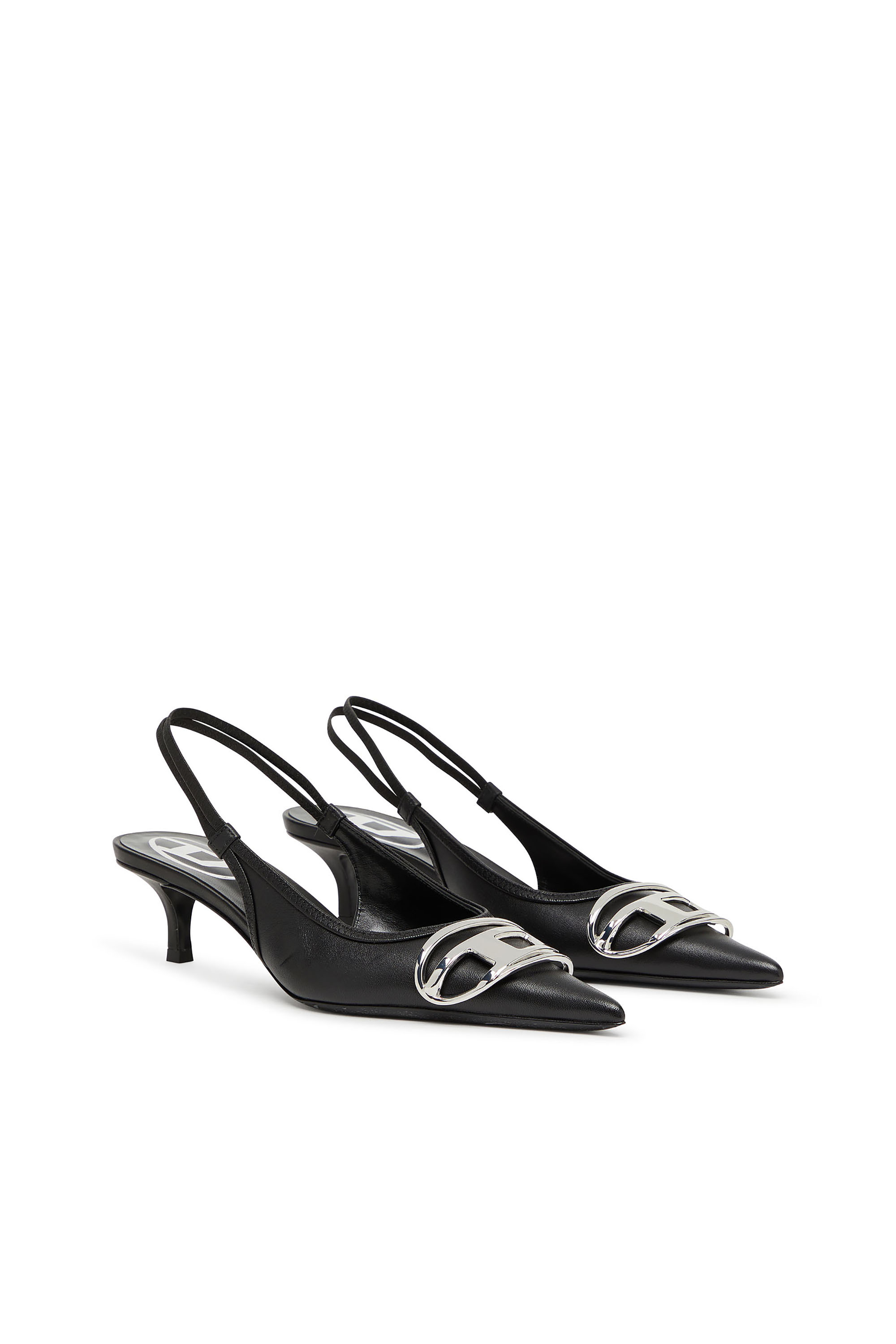 Diesel - D-VENUS SB 40, Female's D-Venus-Slingback pumps in nappa leather in ブラック - 2