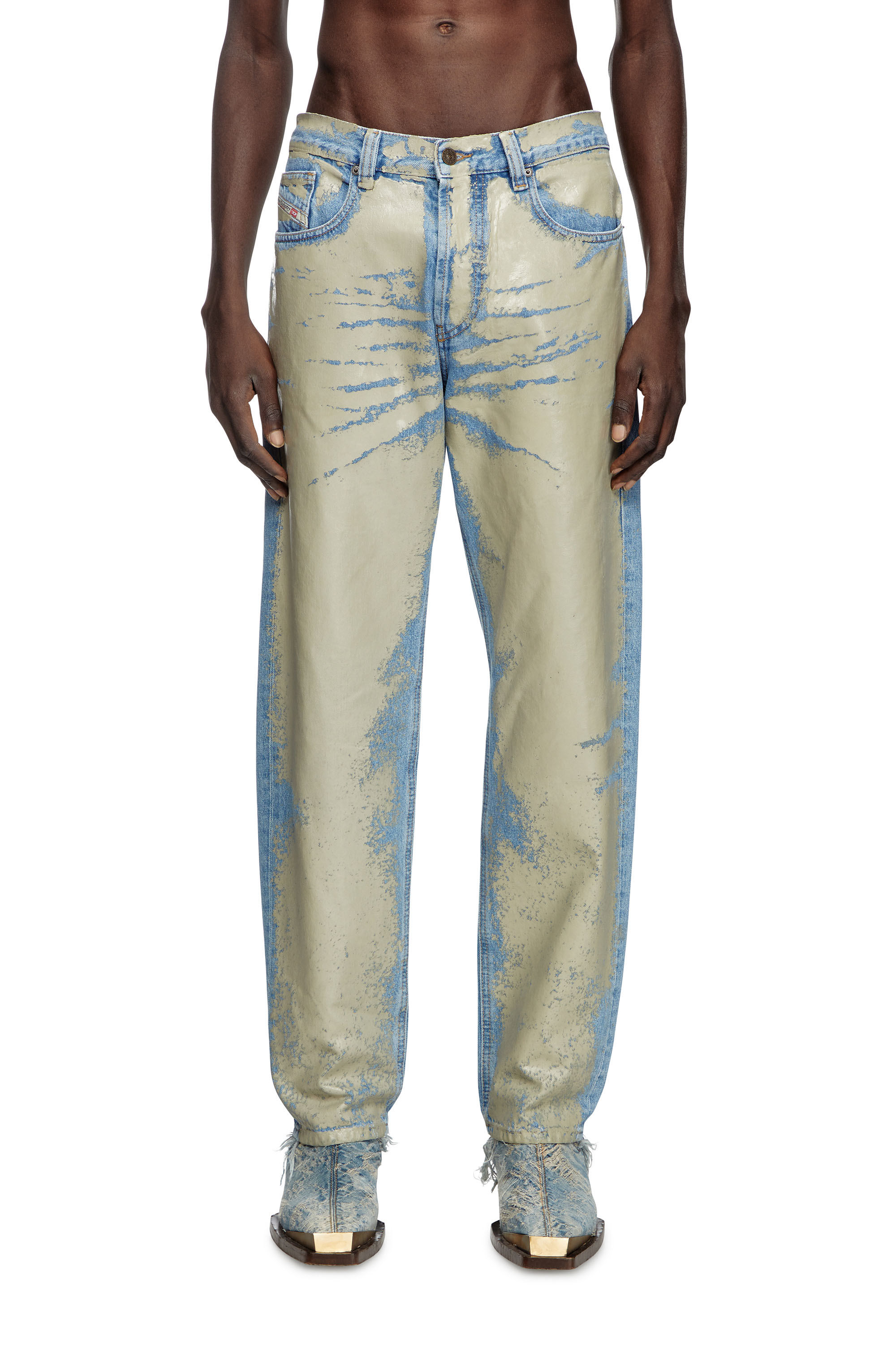 Diesel - Male's Regular Jeans 2024 D-Macs 007AL, ライトブラウン - 1