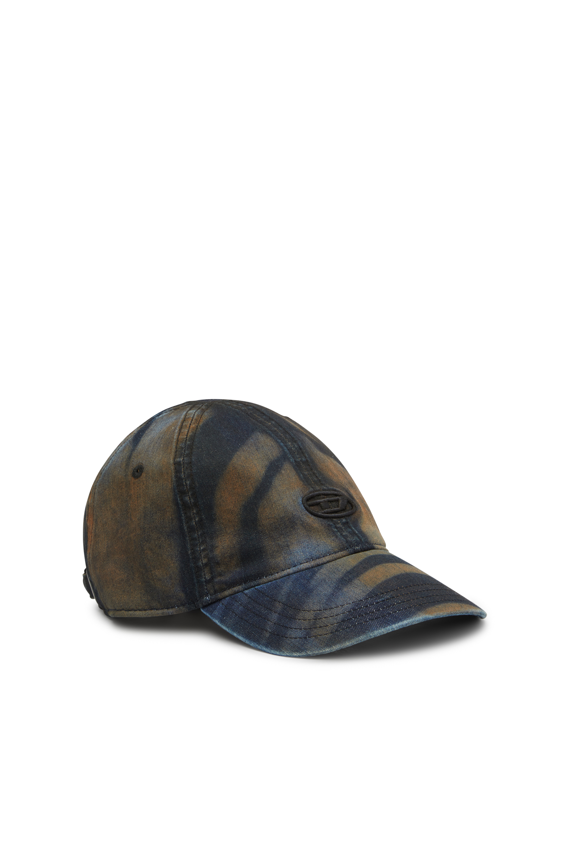 Diesel - C-HUPA, Male's ベースボールキャップ in ブルー/ブラウン - 1