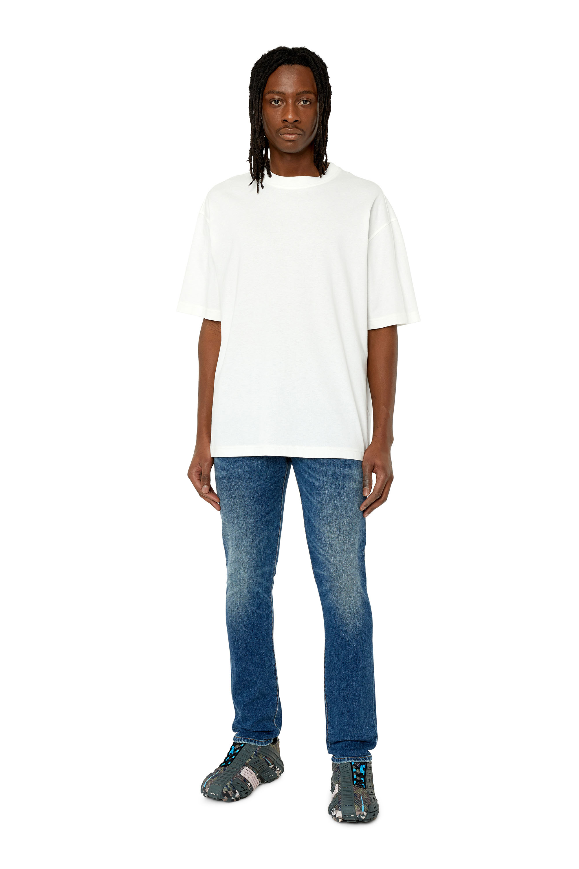 Diesel - Slim Jeans 2019 D-Strukt 007L1, ミディアムブルー - Image 4