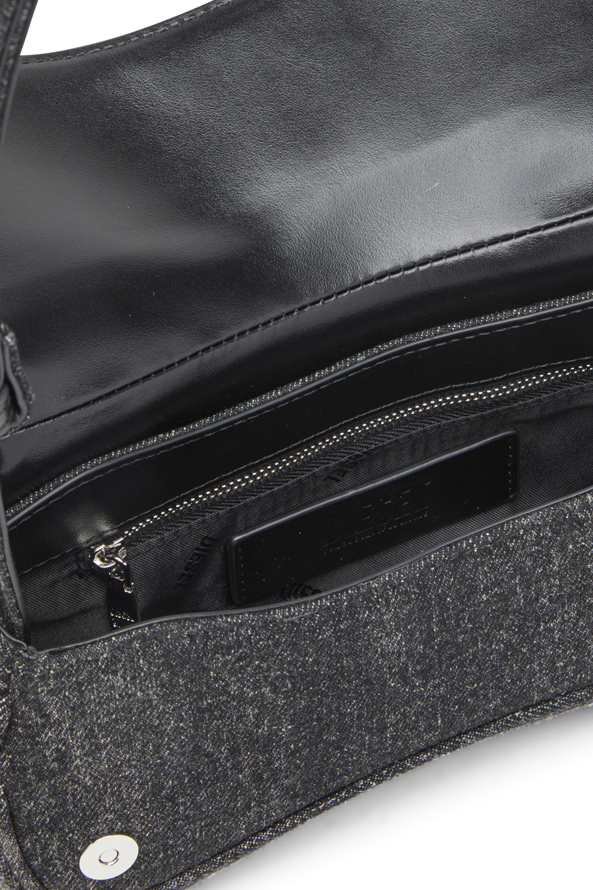 Diesel - PLAY CLUTCH, Female's Play-Clutch in crystal denim in ブラック - 4