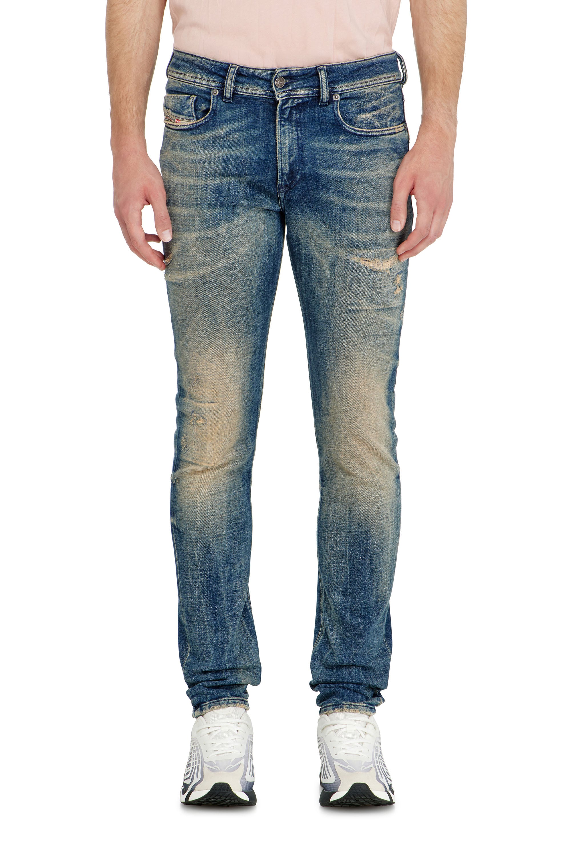 Diesel - Male's Skinny Jeans 1979 Sleenker 09P68, ダークブルー - 4