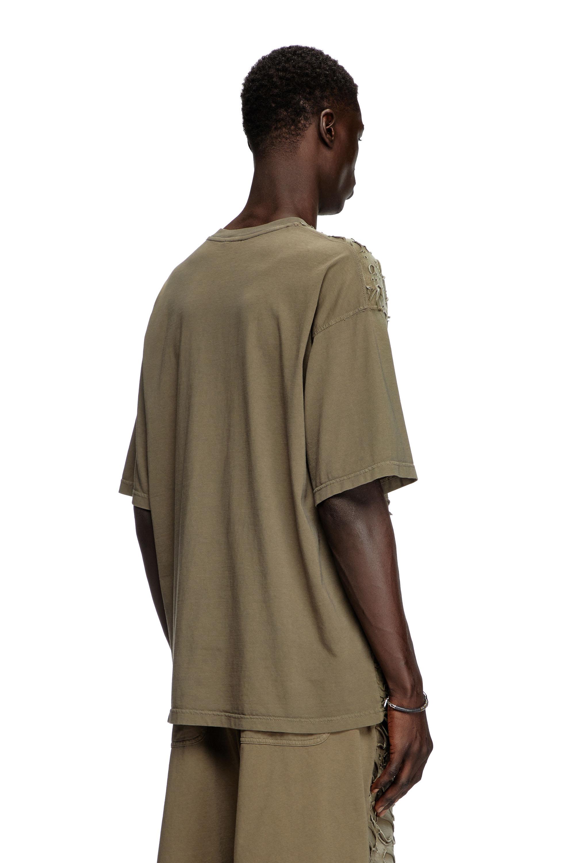 Diesel - T-BOXT-R29, Male's Tシャツ in ミリタリーグリーン - 4