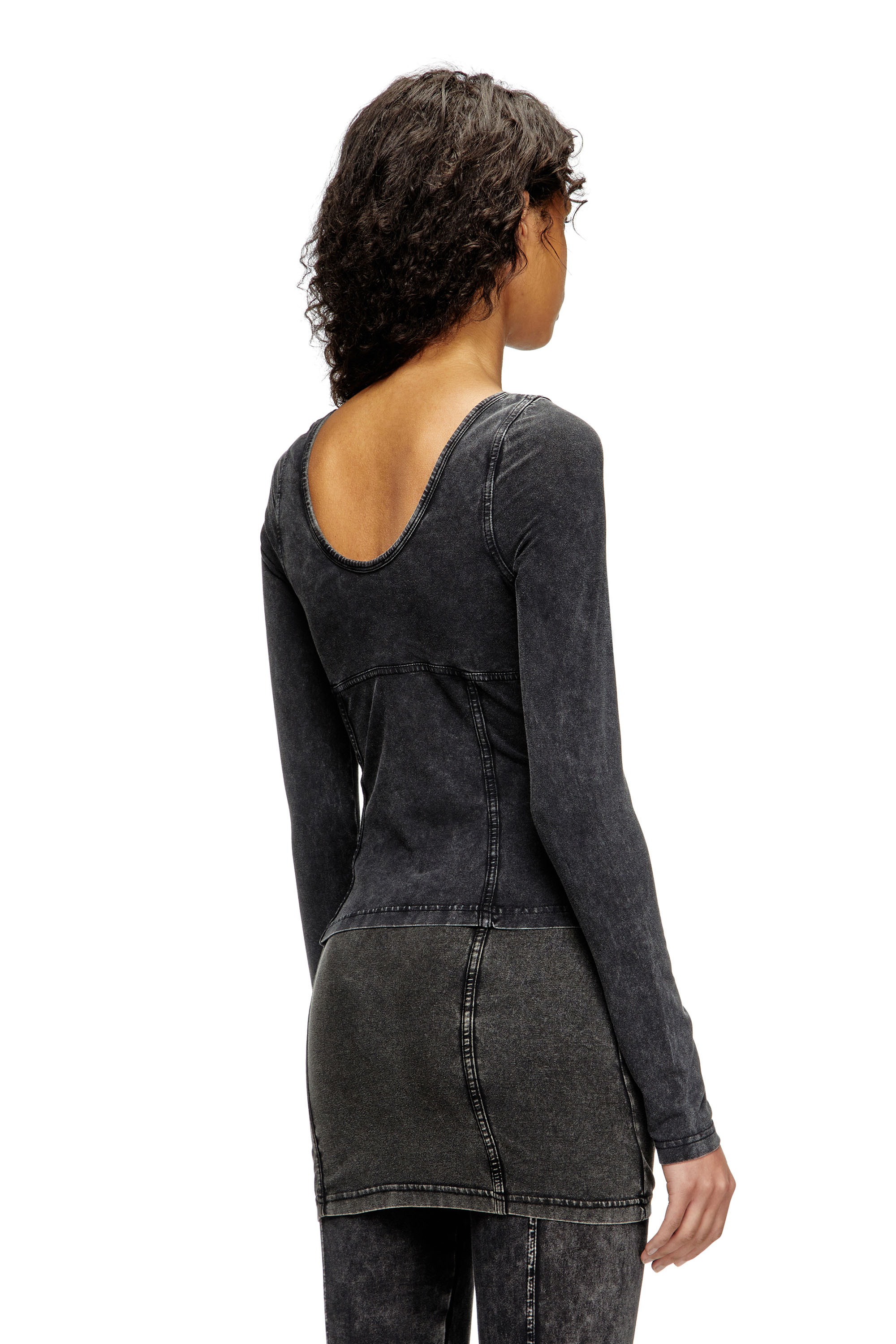 Diesel - T-ELIN, Female's プルオーバートップ in ブラック - 4