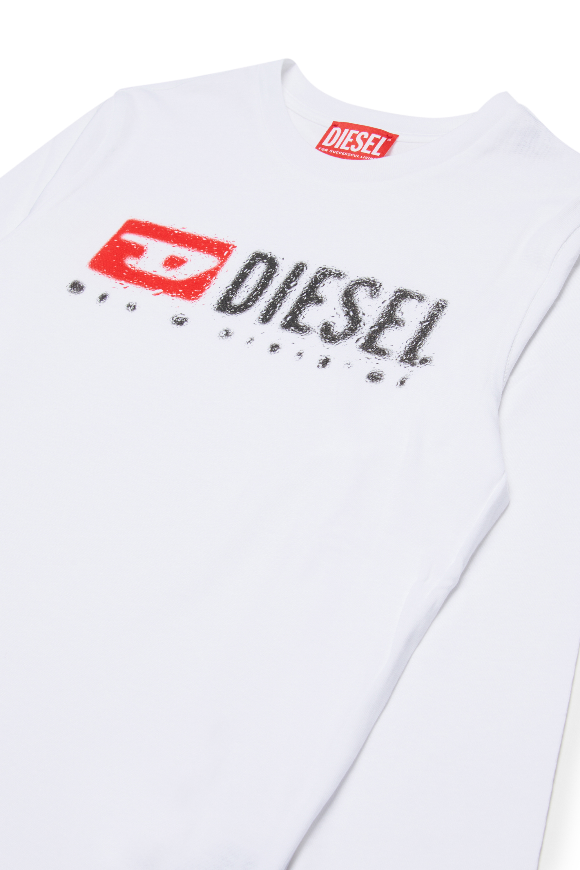 Diesel - TDROPS, Male's 長袖Tシャツ in ホワイト - 3